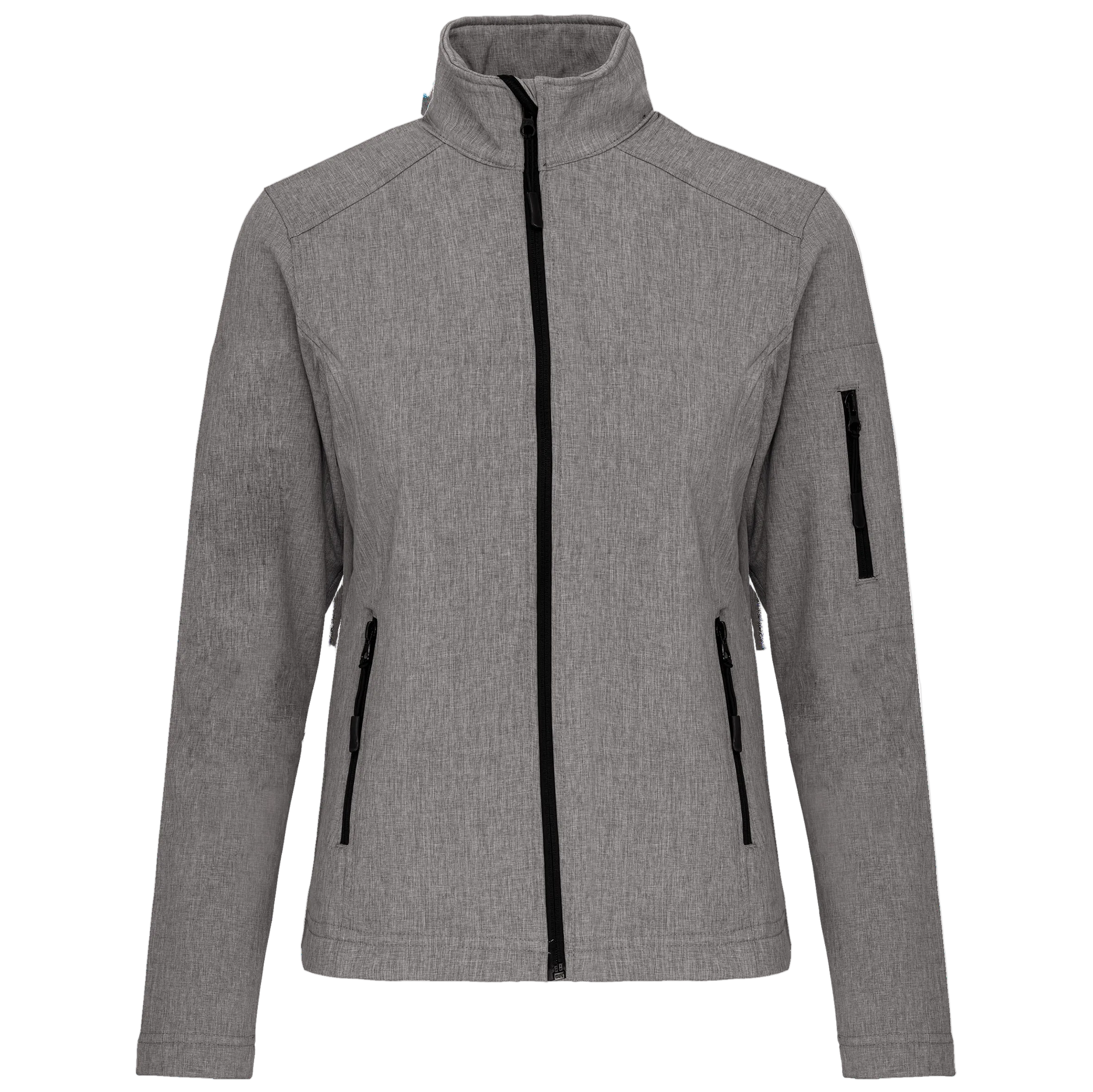 Image of VESTE SOFTSHELL FEMME - K400 TOPTEX-BLACK