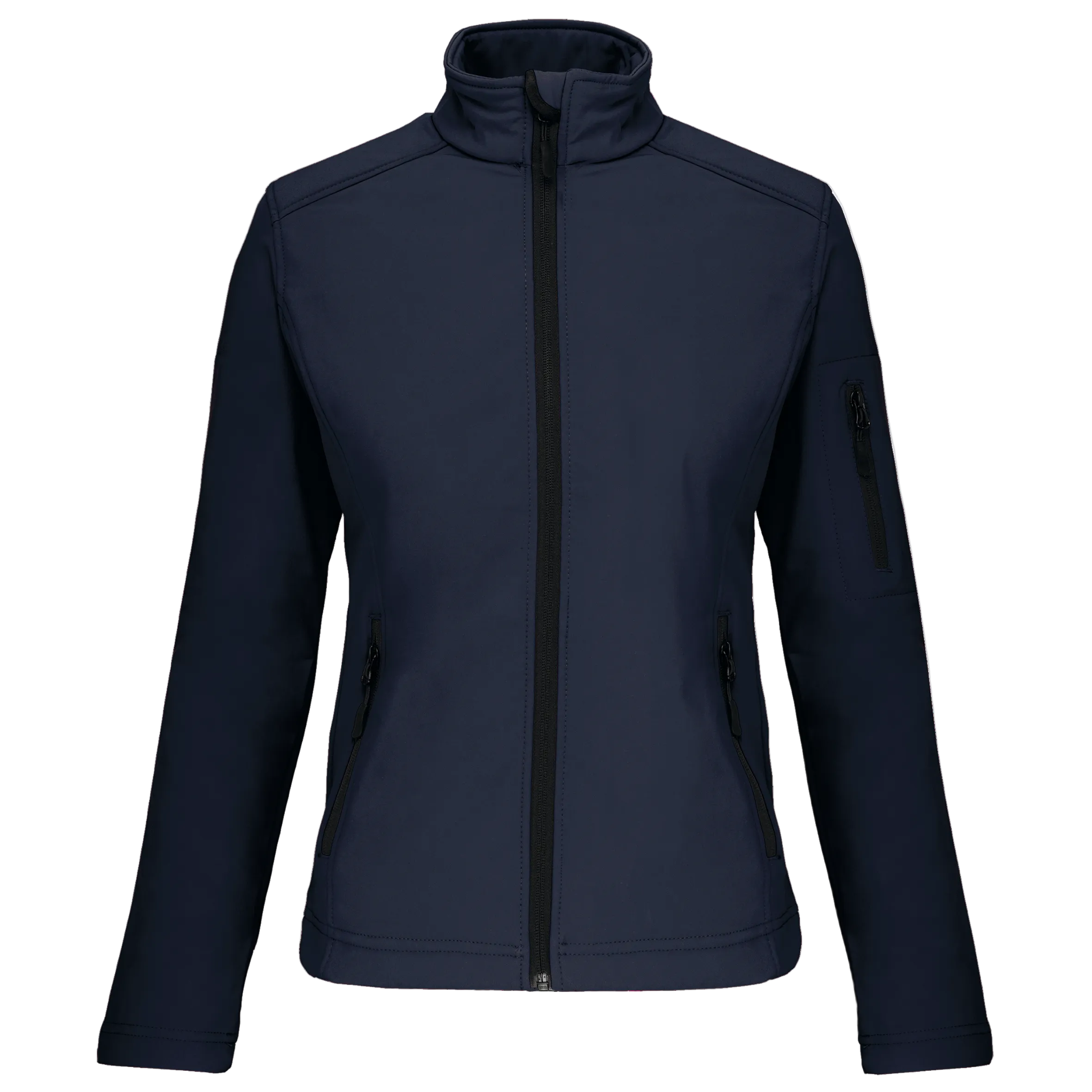 Image of VESTE SOFTSHELL FEMME - K400 TOPTEX-BLACK