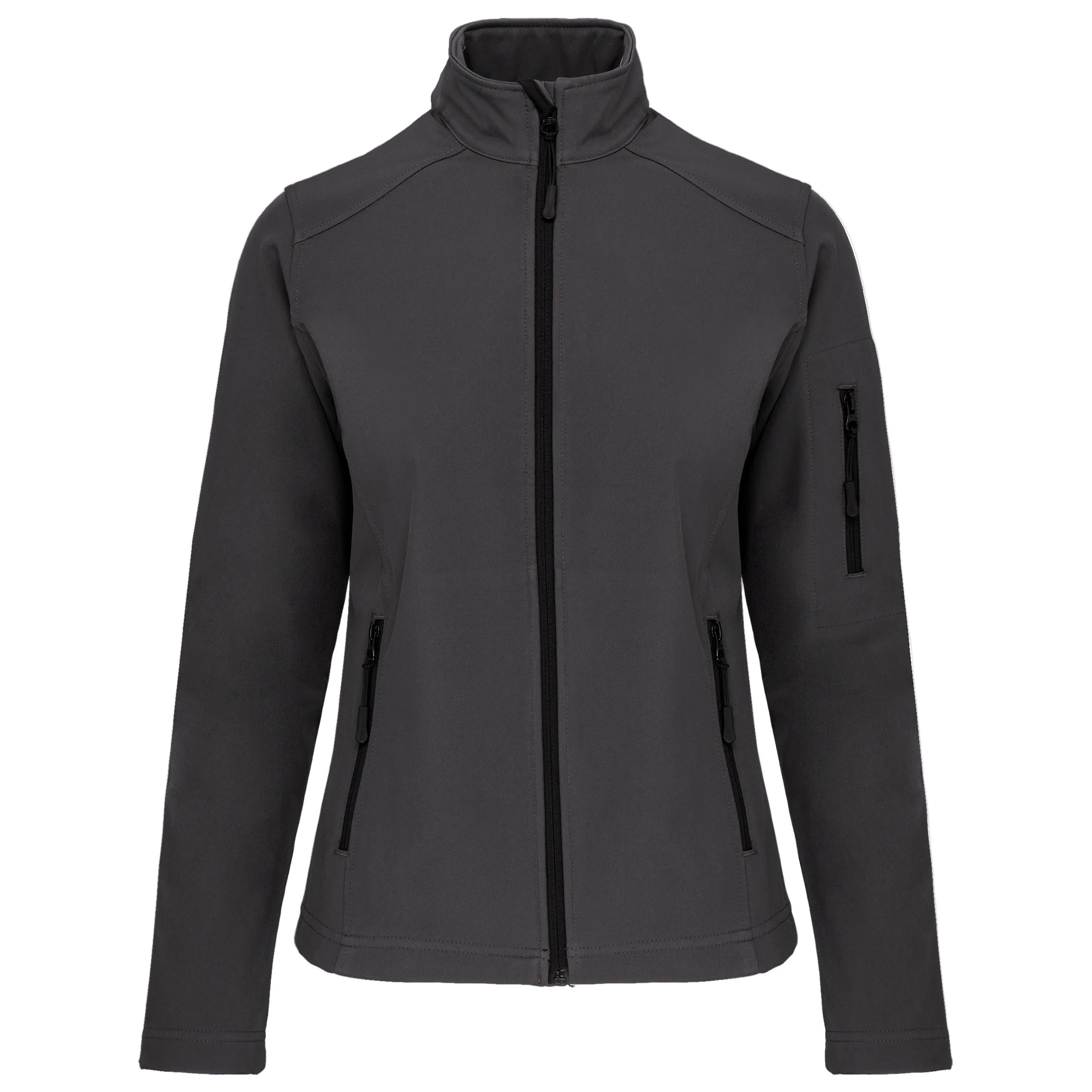 Image of VESTE SOFTSHELL FEMME - K400 TOPTEX-BLACK
