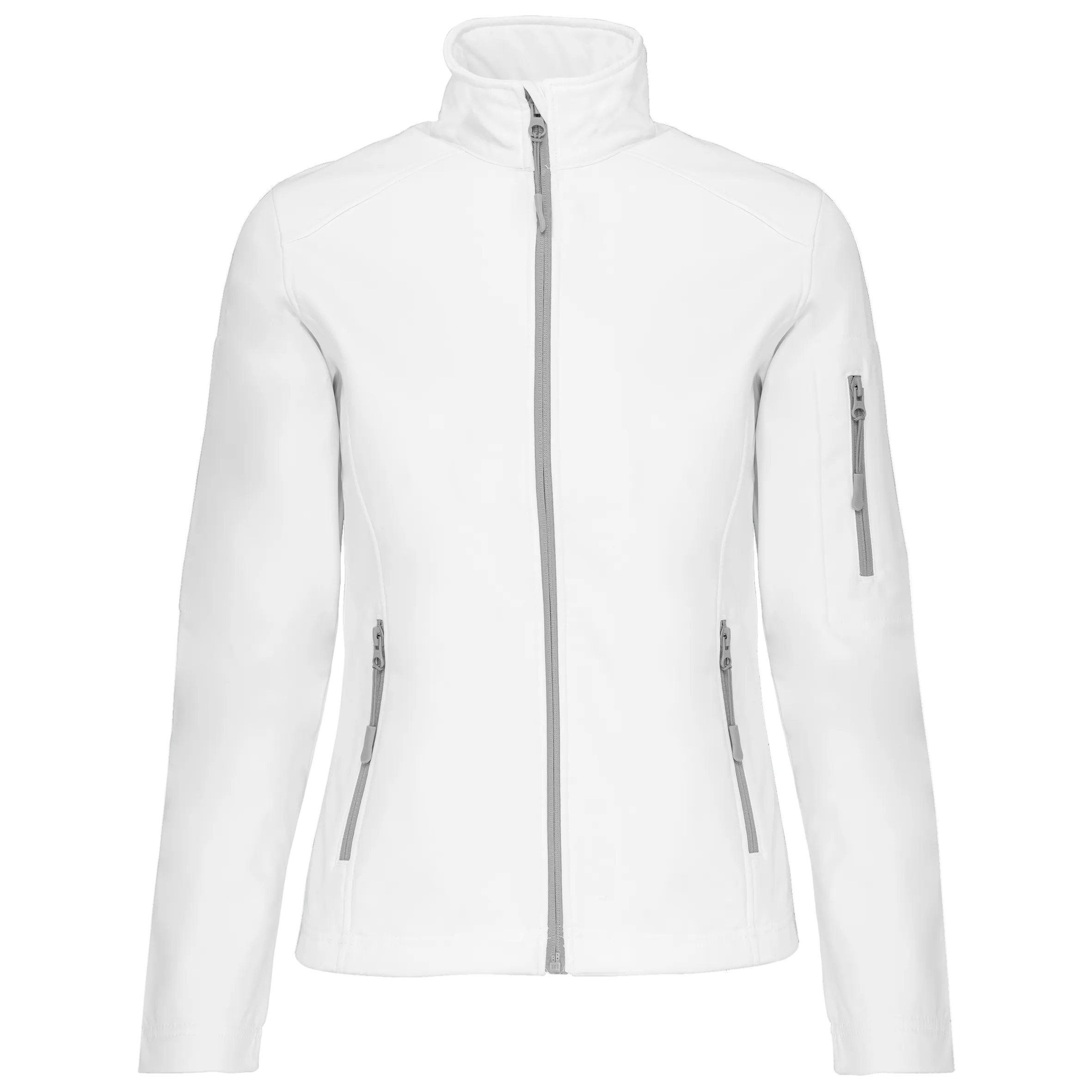 Image of VESTE SOFTSHELL FEMME - K400 TOPTEX-WHITE