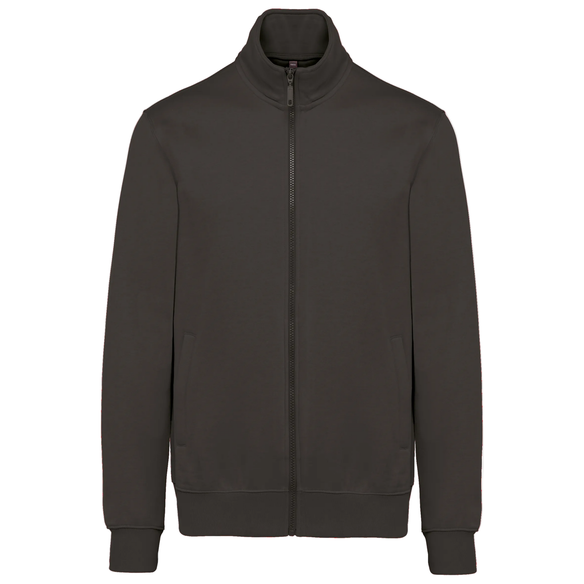 VESTE MOLLETON GRATTÉ HOMME - K4010 TOPTEX-WHITE