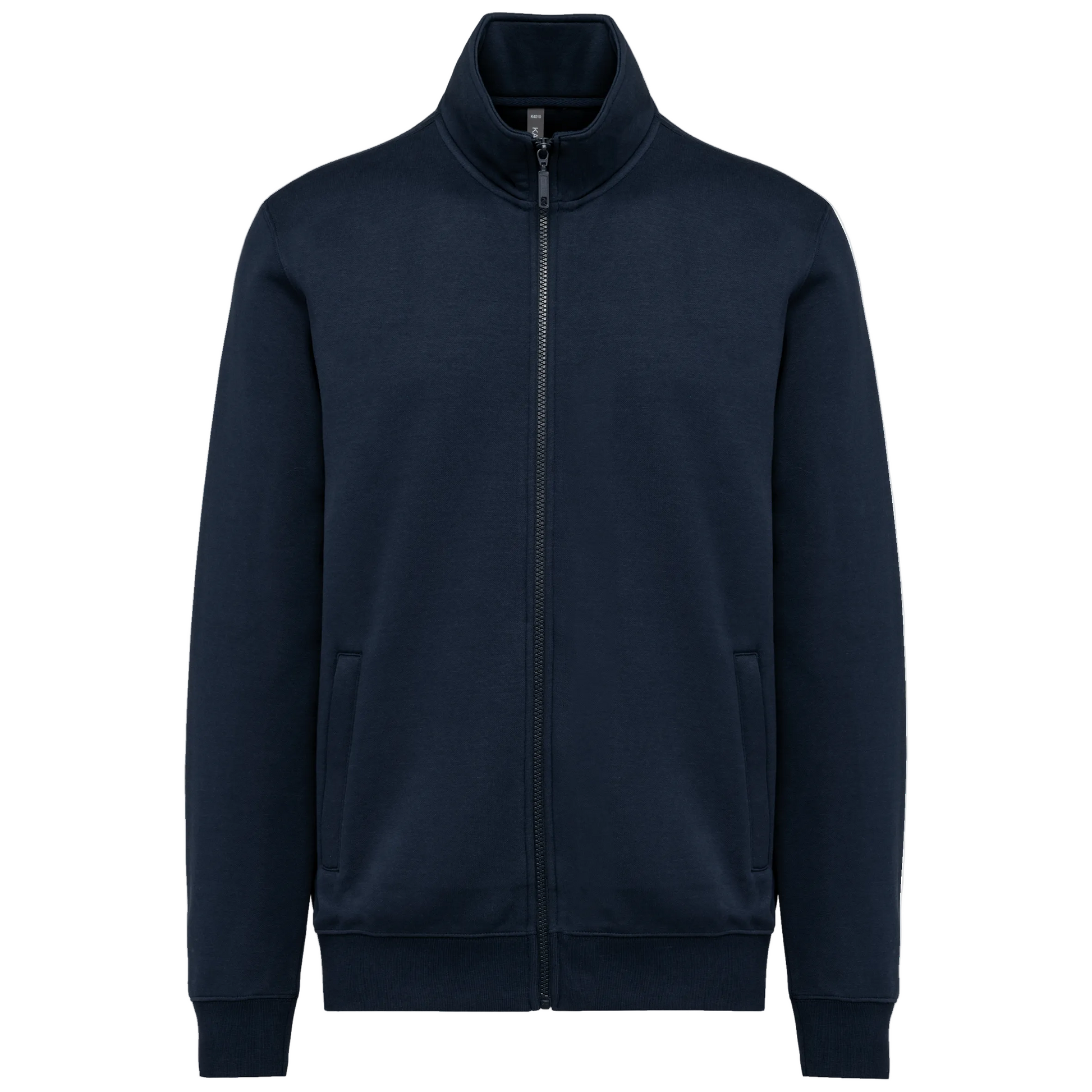 VESTE MOLLETON GRATTÉ HOMME - K4010 TOPTEX-WHITE