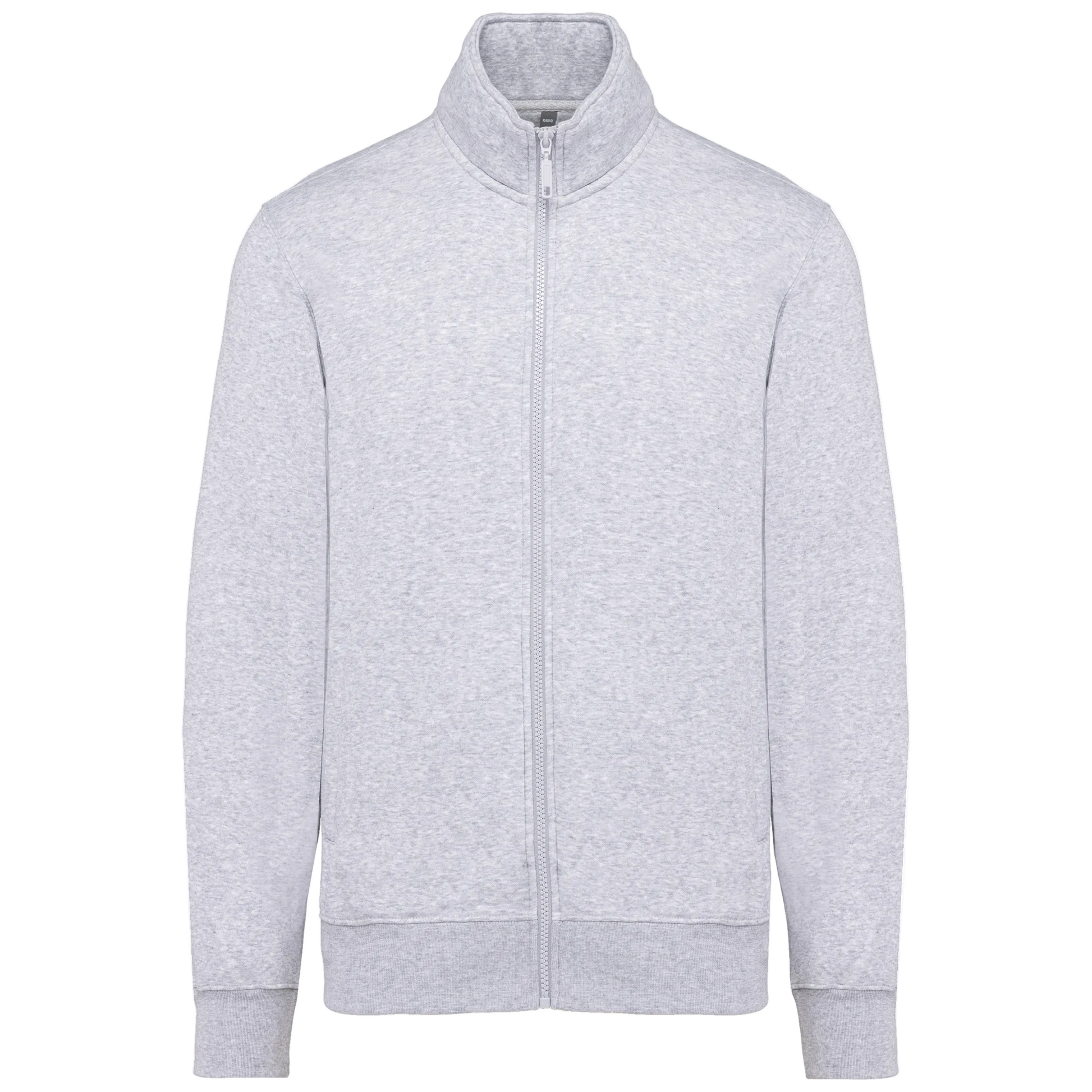 VESTE MOLLETON GRATTÉ HOMME - K4010 TOPTEX-WHITE