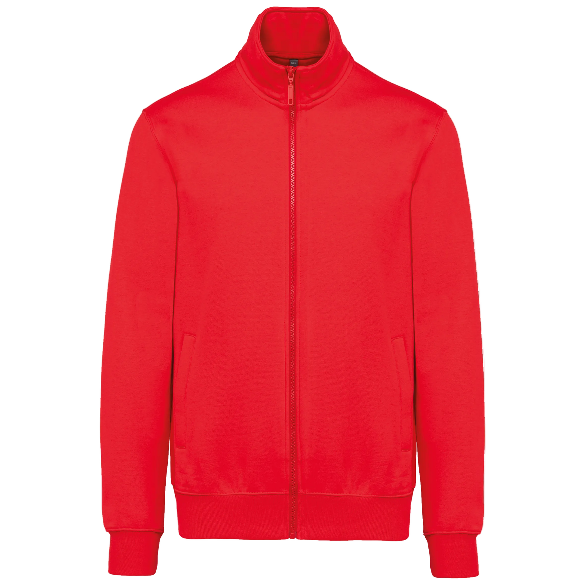 VESTE MOLLETON GRATTÉ HOMME - K4010 TOPTEX-WHITE