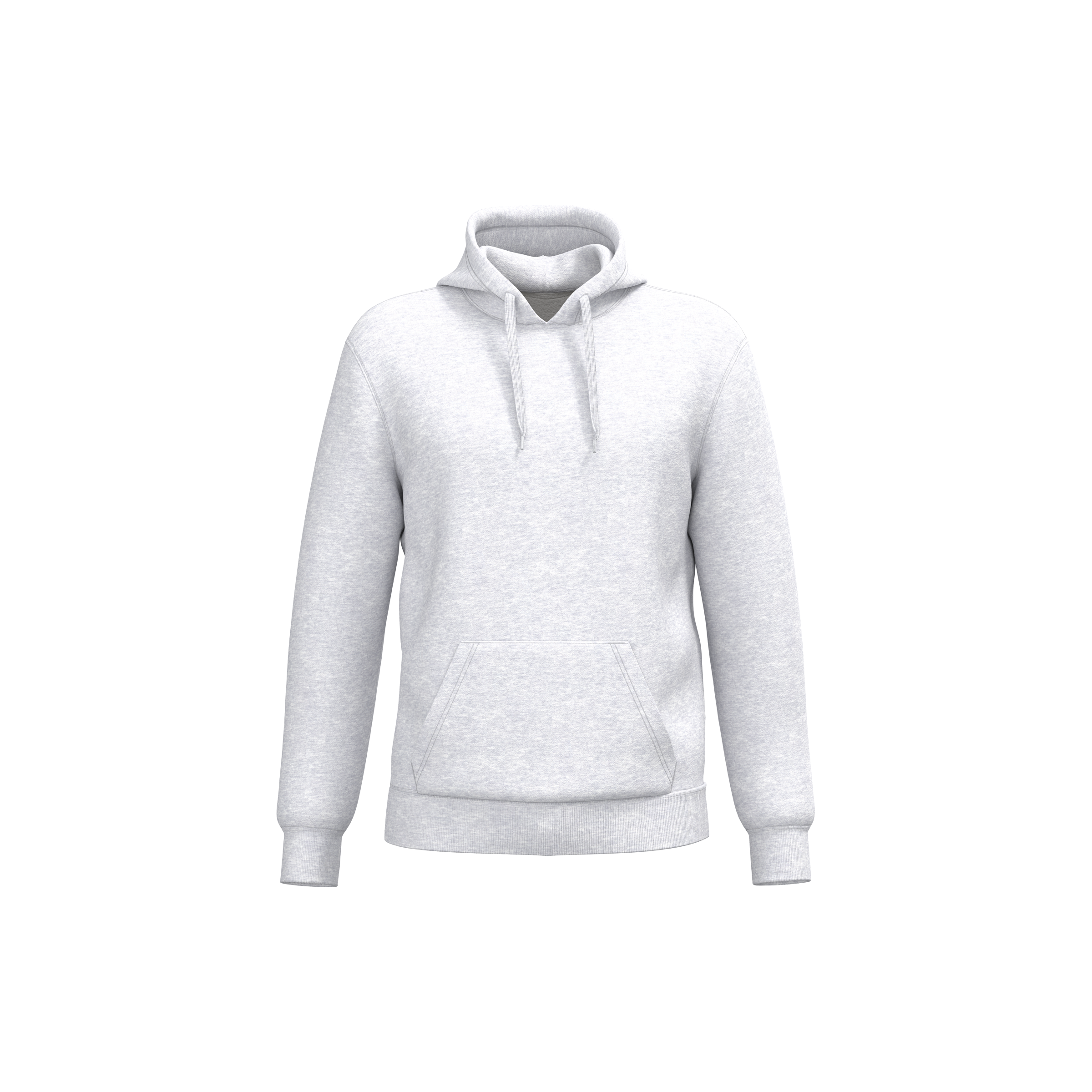 Image of SWEAT-SHIRT RECYCLÉ À CAPUCHE UNISEXE - K4041 TOPTEX-WHITE