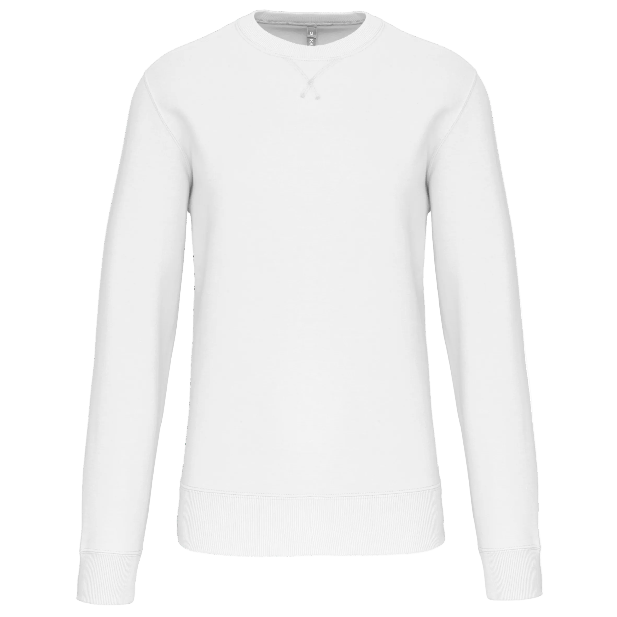 Image of SWEAT-SHIRT COL ROND UNISEXE - K442 TOPTEX-WHITE
