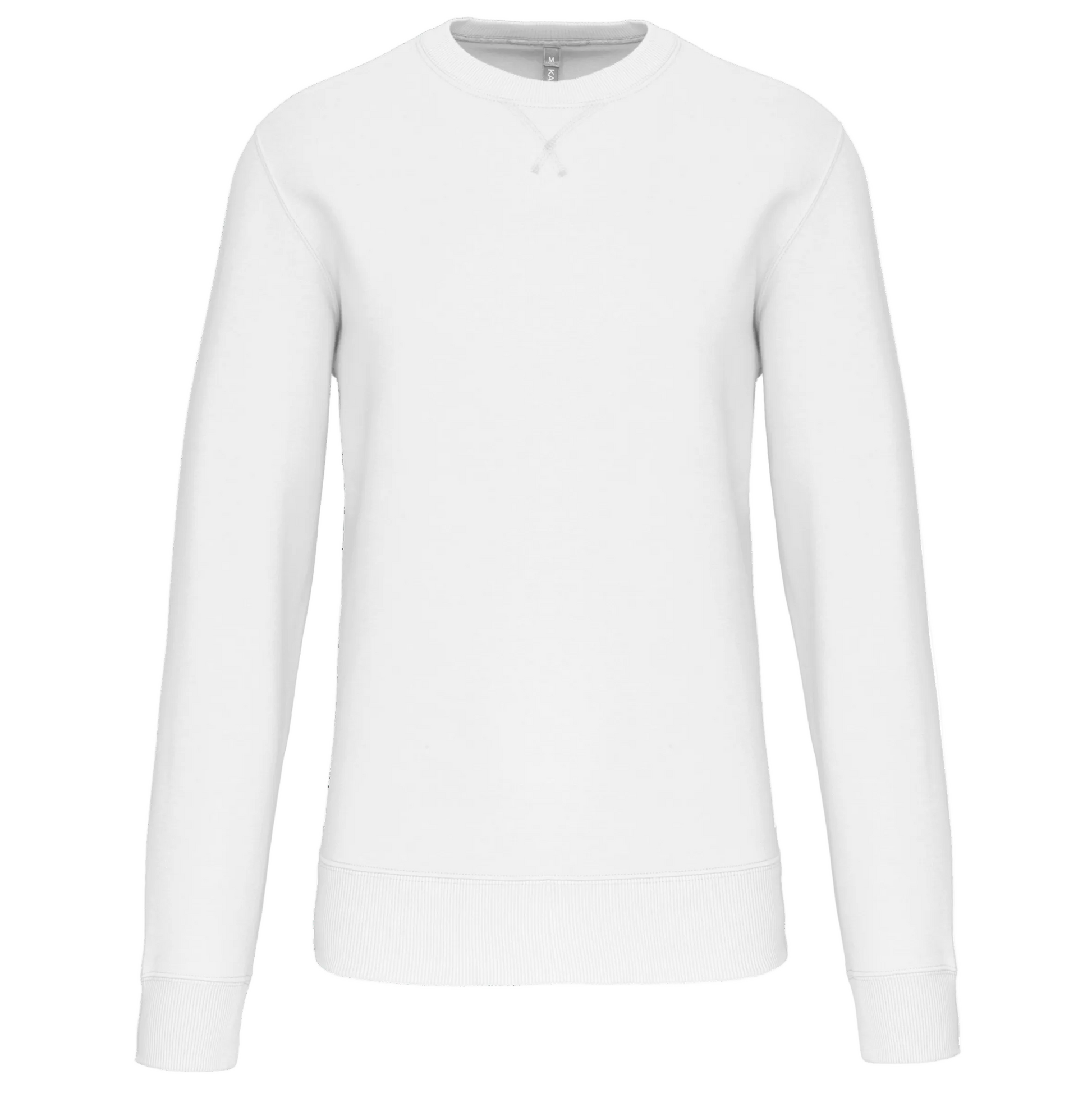 SWEAT-SHIRT COL ROND UNISEXE - K442 TOPTEX-WHITE
