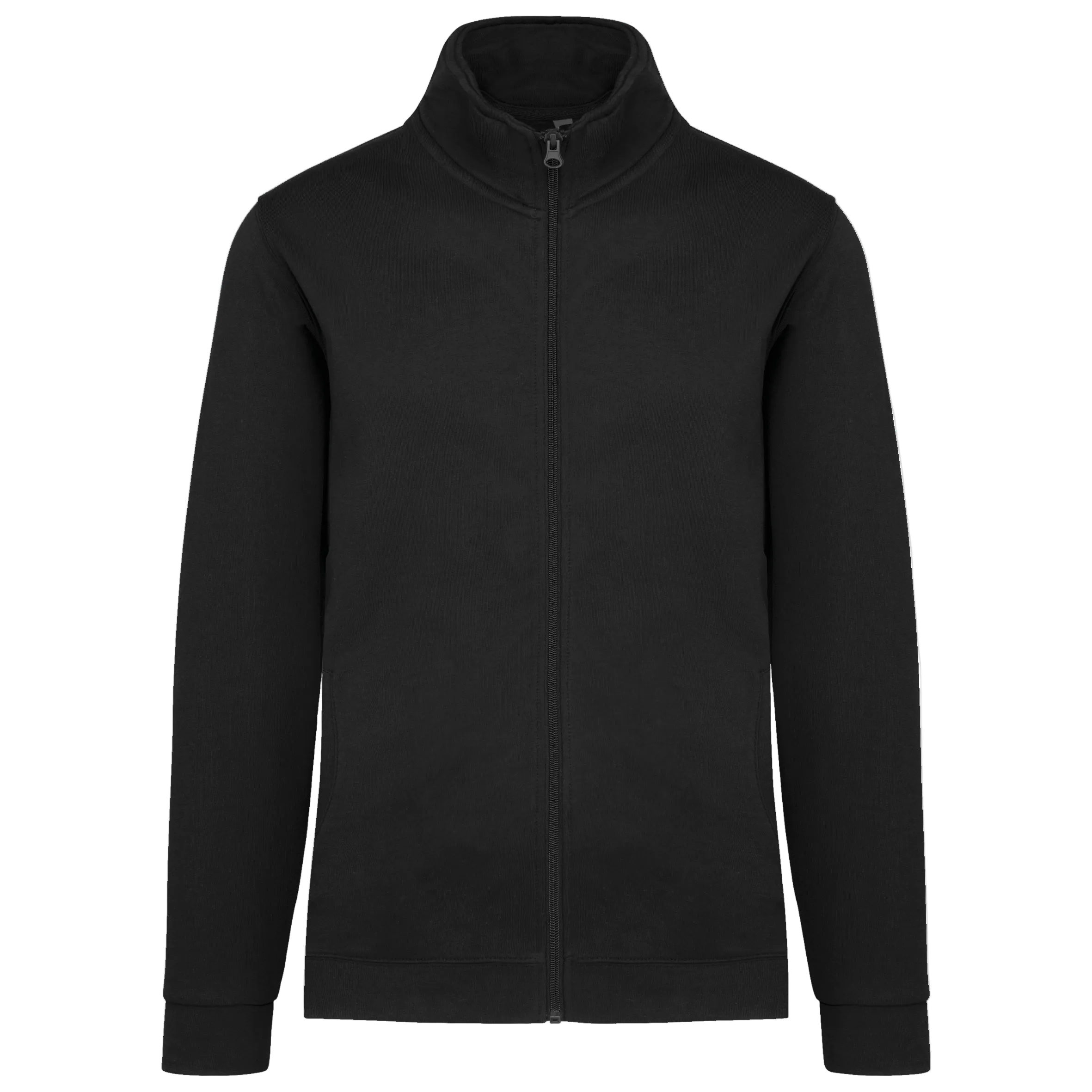 Image of VESTE MOLLETON ZIPPÉE HOMME - K472 TOPTEX-WHITE