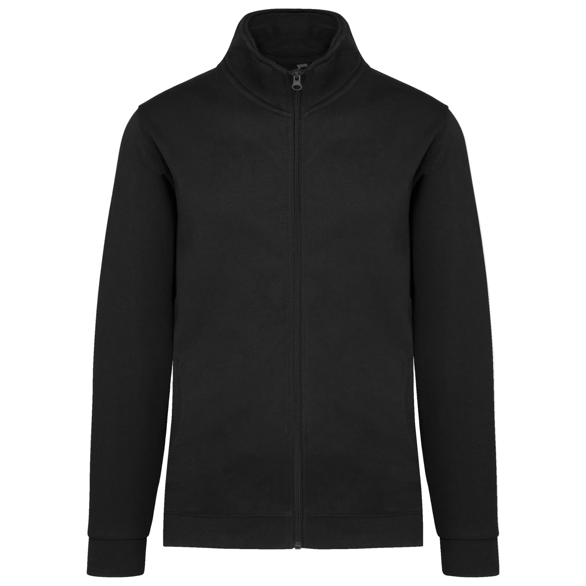 VESTE MOLLETON ZIPPÉE HOMME - K472 TOPTEX-WHITE