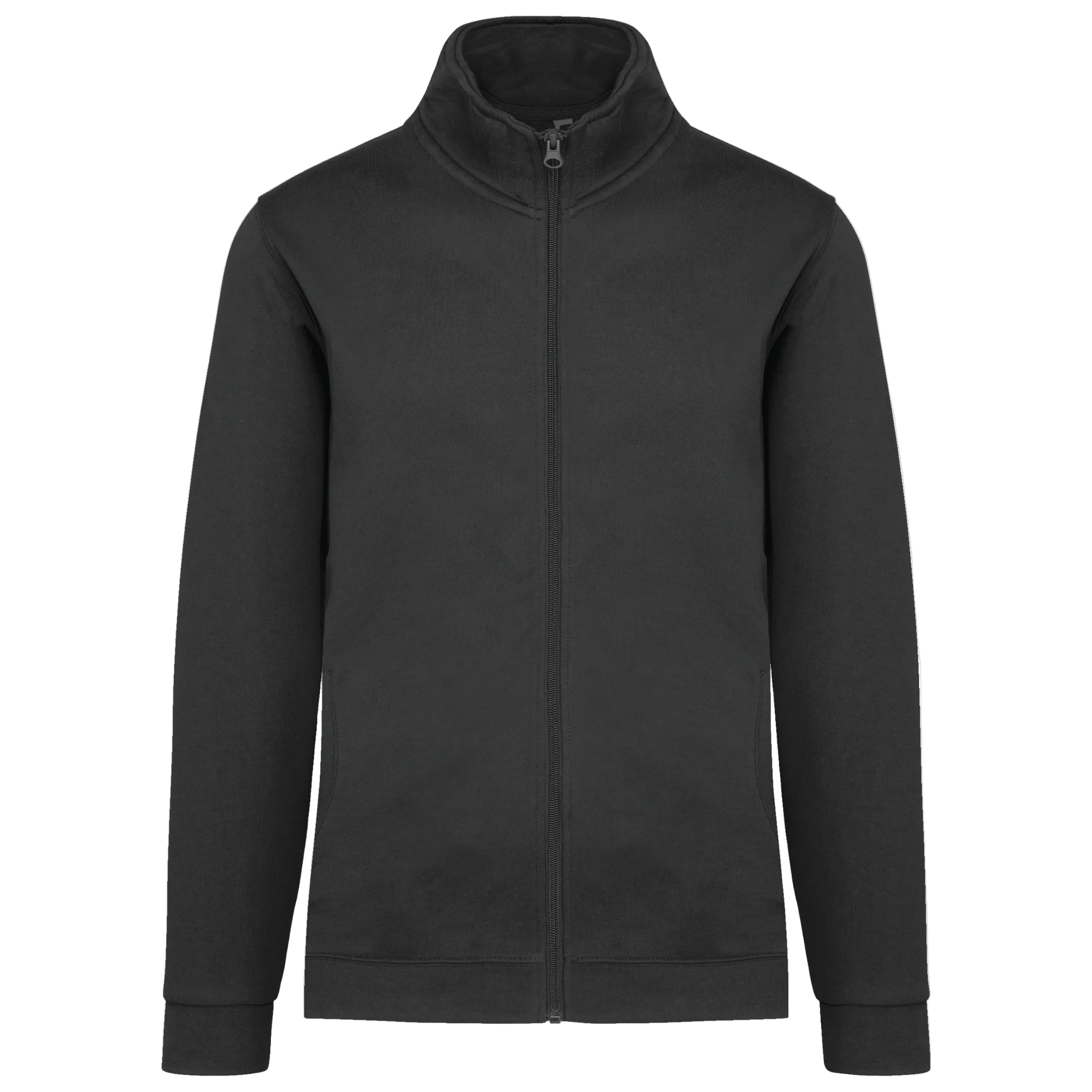 Image of VESTE MOLLETON ZIPPÉE HOMME - K472 TOPTEX-WHITE
