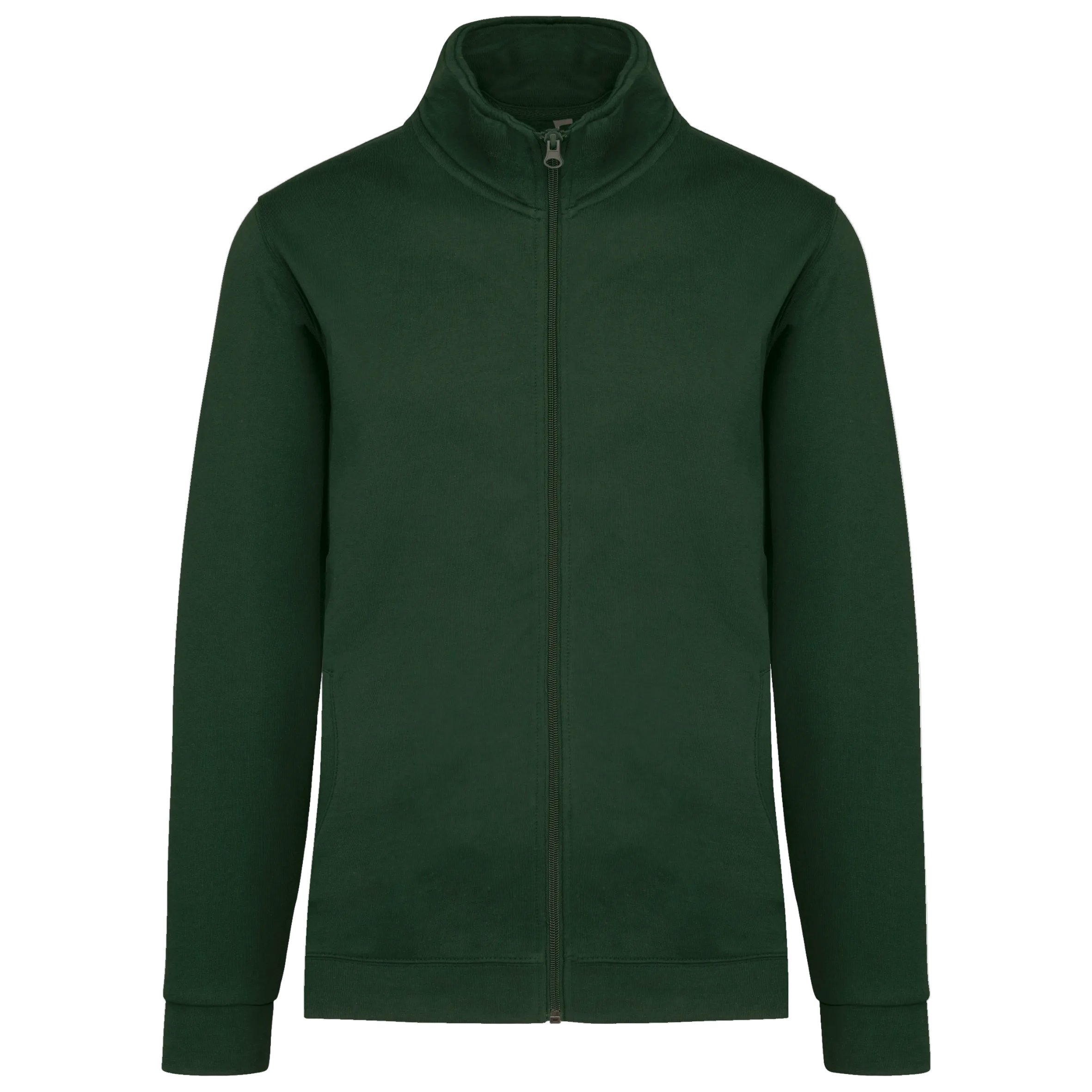 Image of VESTE MOLLETON ZIPPÉE HOMME - K472 TOPTEX-WHITE