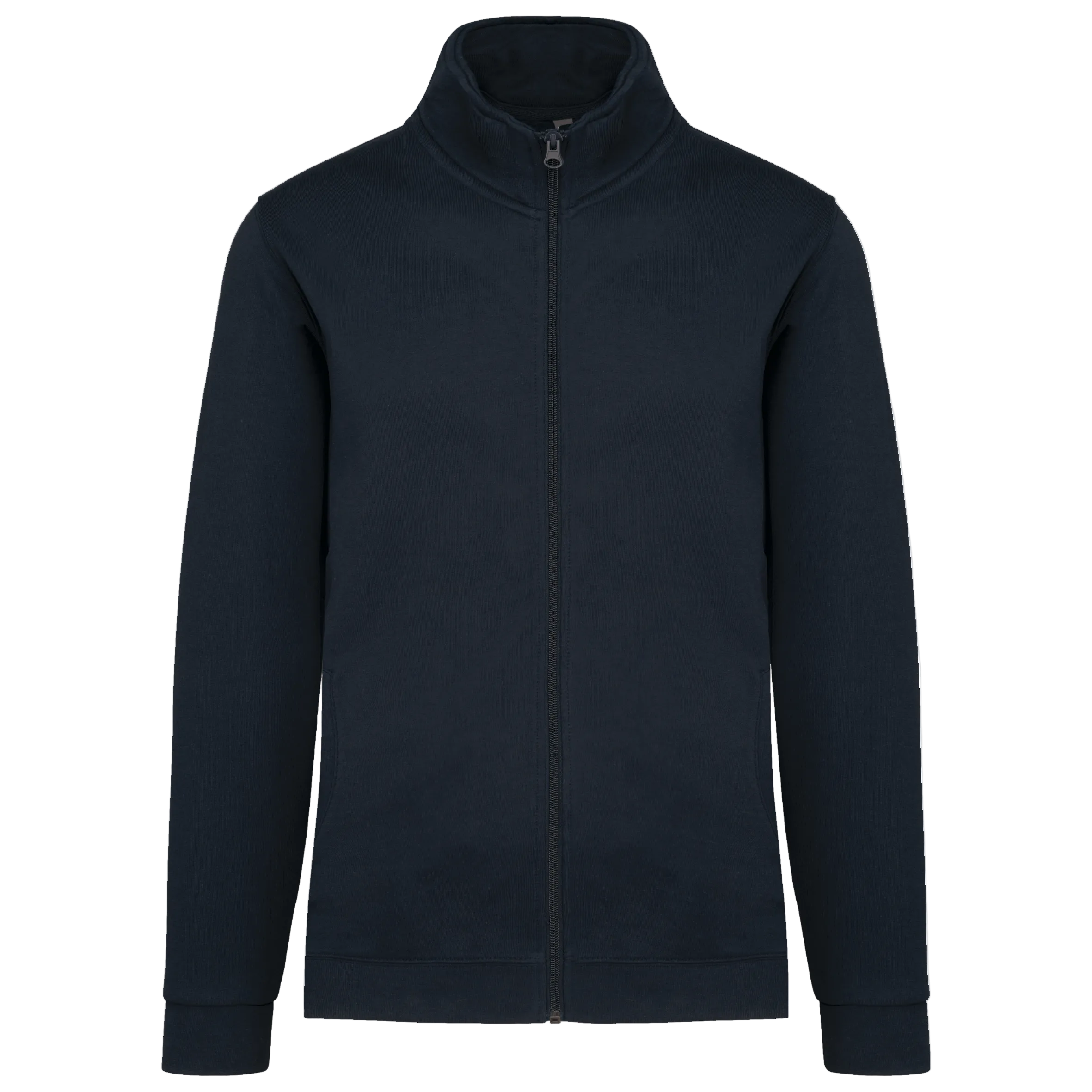 Image of VESTE MOLLETON ZIPPÉE HOMME - K472 TOPTEX-WHITE