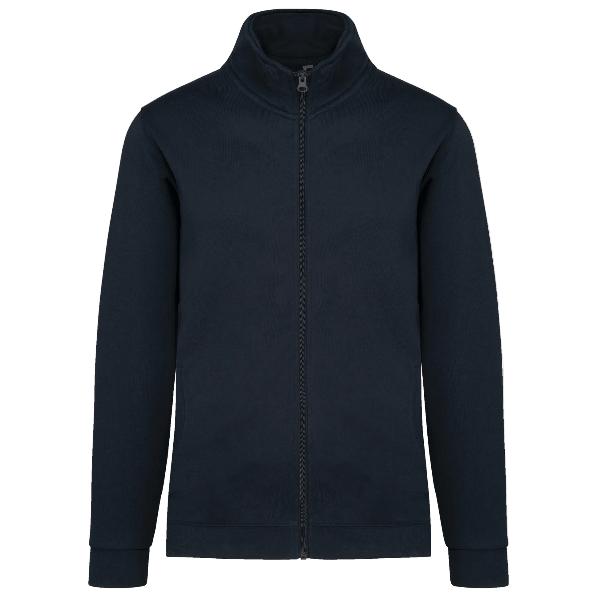 VESTE MOLLETON ZIPPÉE HOMME - K472 TOPTEX-WHITE