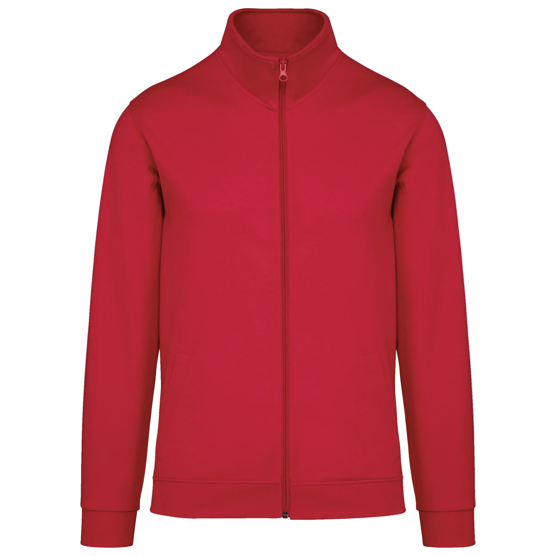 Image of VESTE MOLLETON ZIPPÉE HOMME - K472 TOPTEX-WHITE