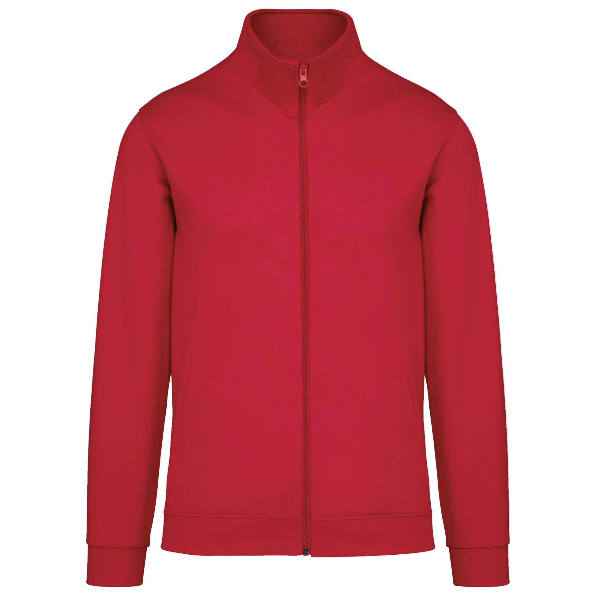 VESTE MOLLETON ZIPPÉE HOMME - K472 TOPTEX-WHITE