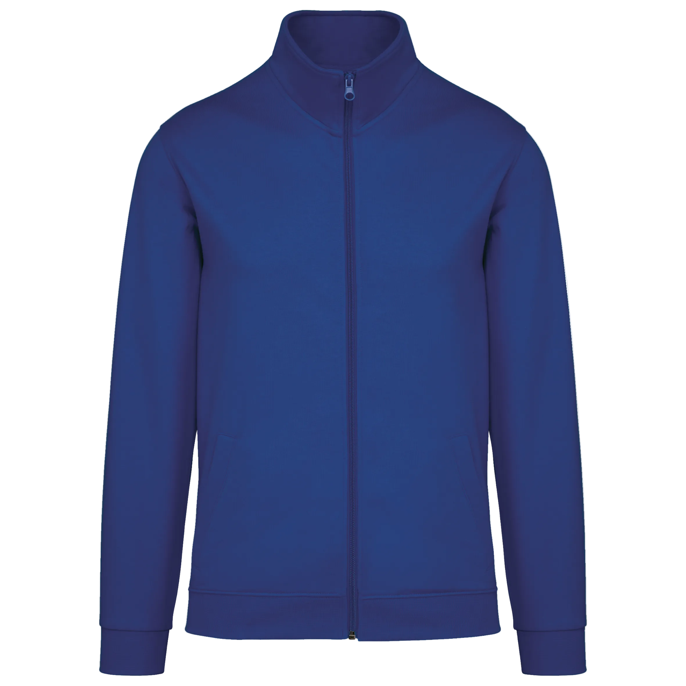 Image of VESTE MOLLETON ZIPPÉE HOMME - K472 TOPTEX-WHITE