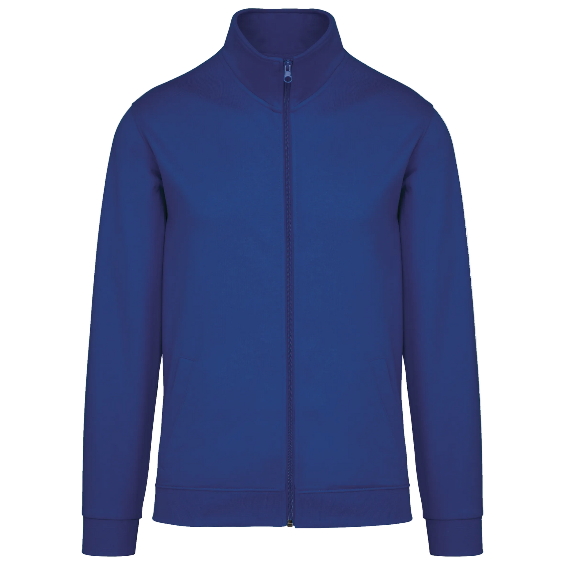 VESTE MOLLETON ZIPPÉE HOMME - K472 TOPTEX-WHITE