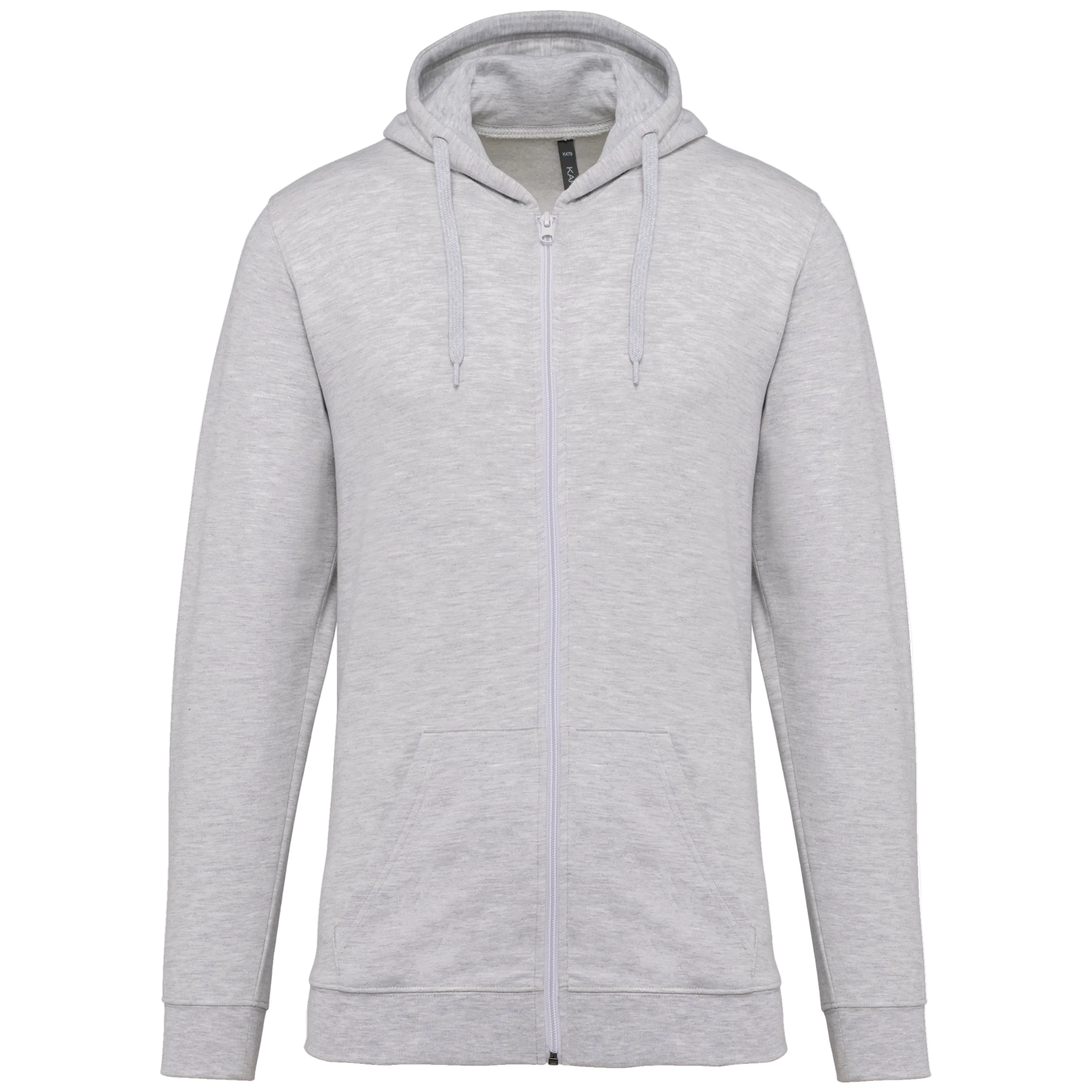 Image of SWEAT-SHIRT ZIPPÉ CAPUCHE UNISEXE - K479 TOPTEX-WHITE