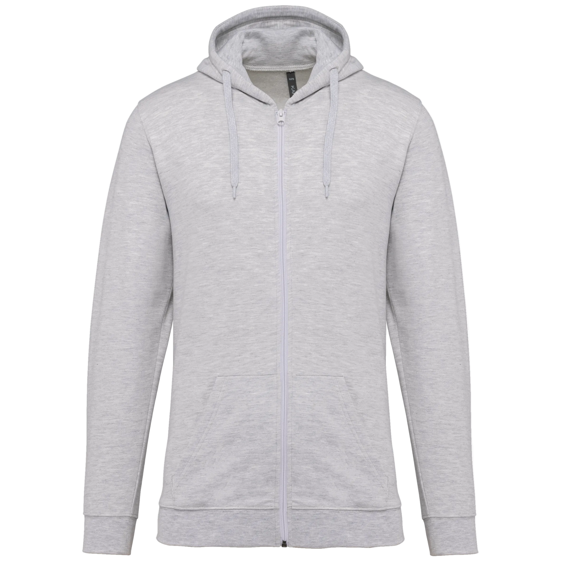 SWEAT-SHIRT ZIPPÉ CAPUCHE UNISEXE - K479 TOPTEX-WHITE