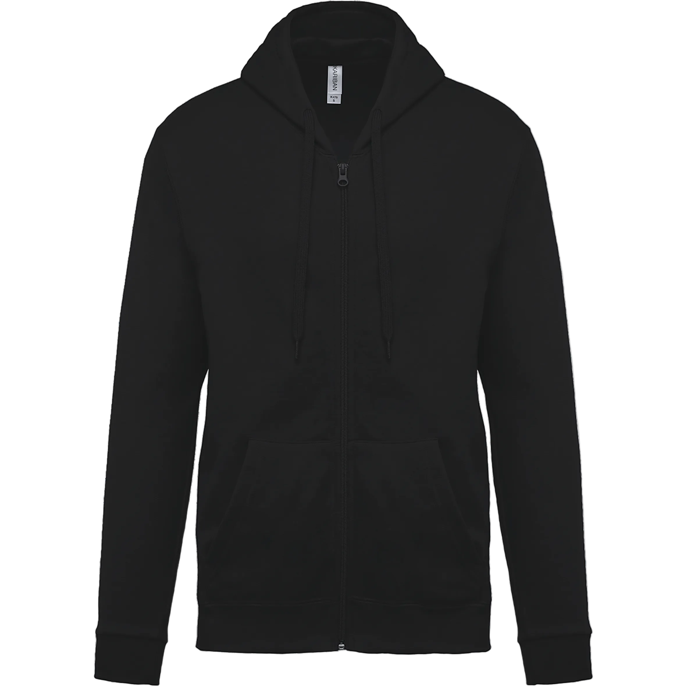 Image of SWEAT-SHIRT ZIPPÉ CAPUCHE UNISEXE - K479 TOPTEX-WHITE
