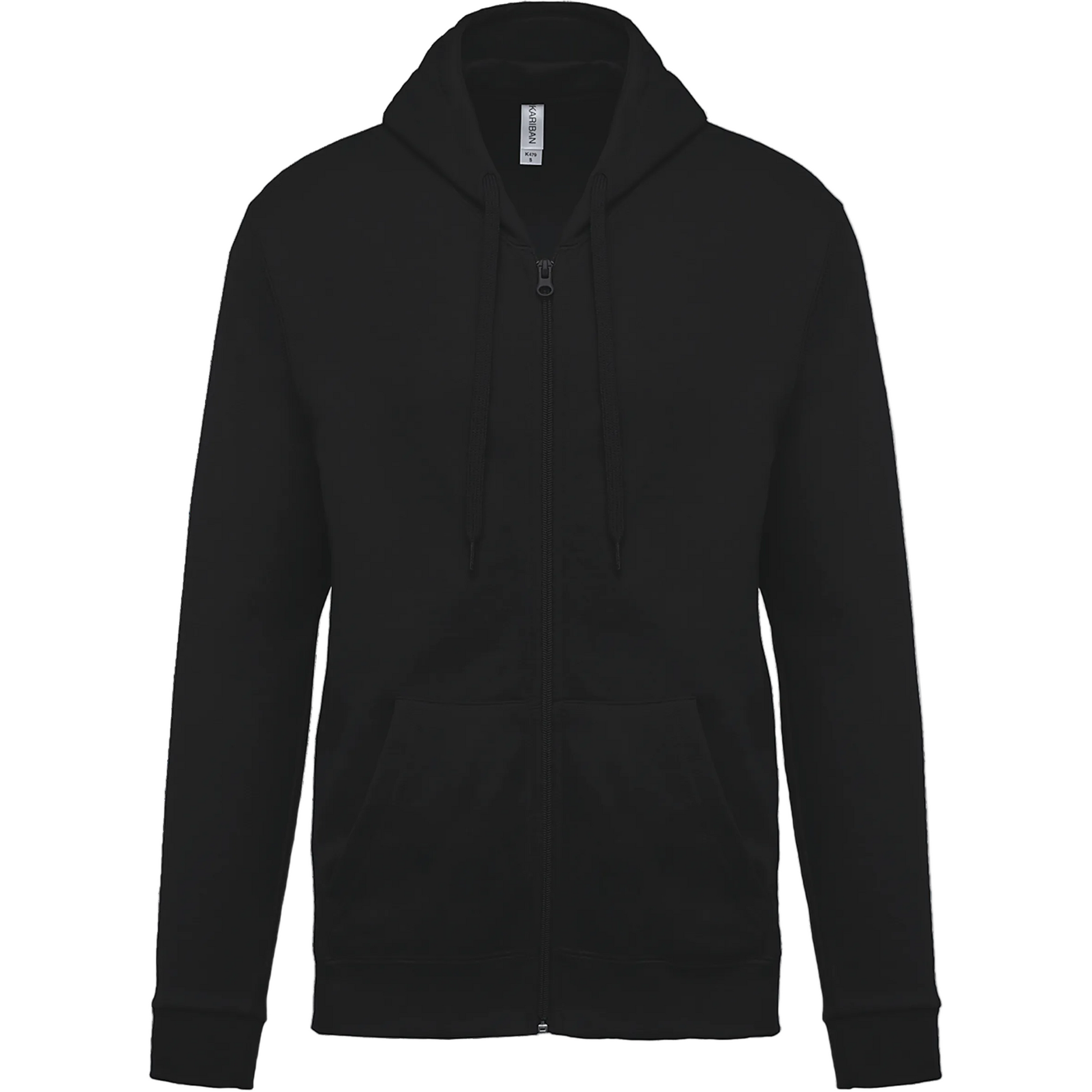 SWEAT-SHIRT ZIPPÉ CAPUCHE UNISEXE - K479 TOPTEX-WHITE