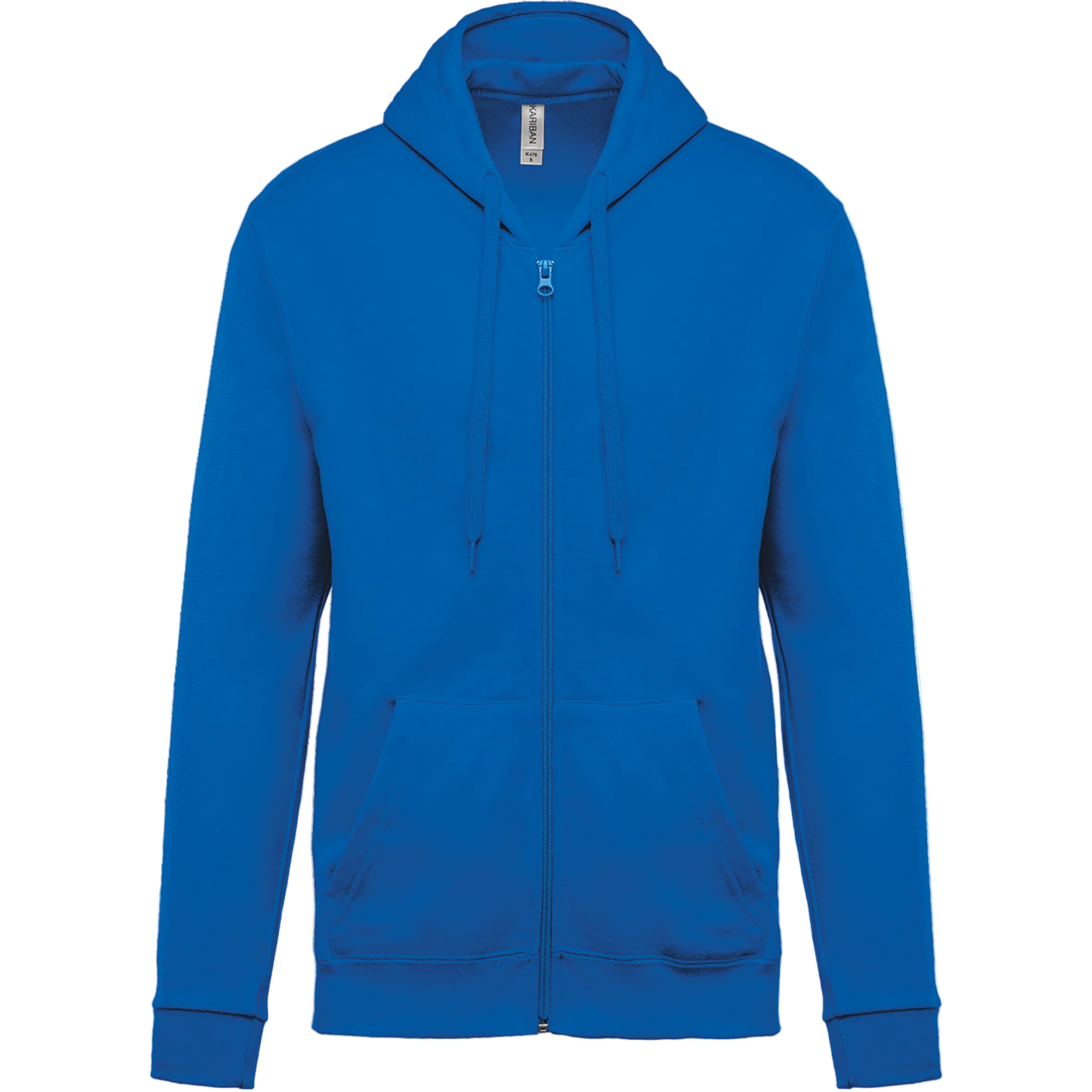 Image of SWEAT-SHIRT ZIPPÉ CAPUCHE UNISEXE - K479 TOPTEX-BLACK