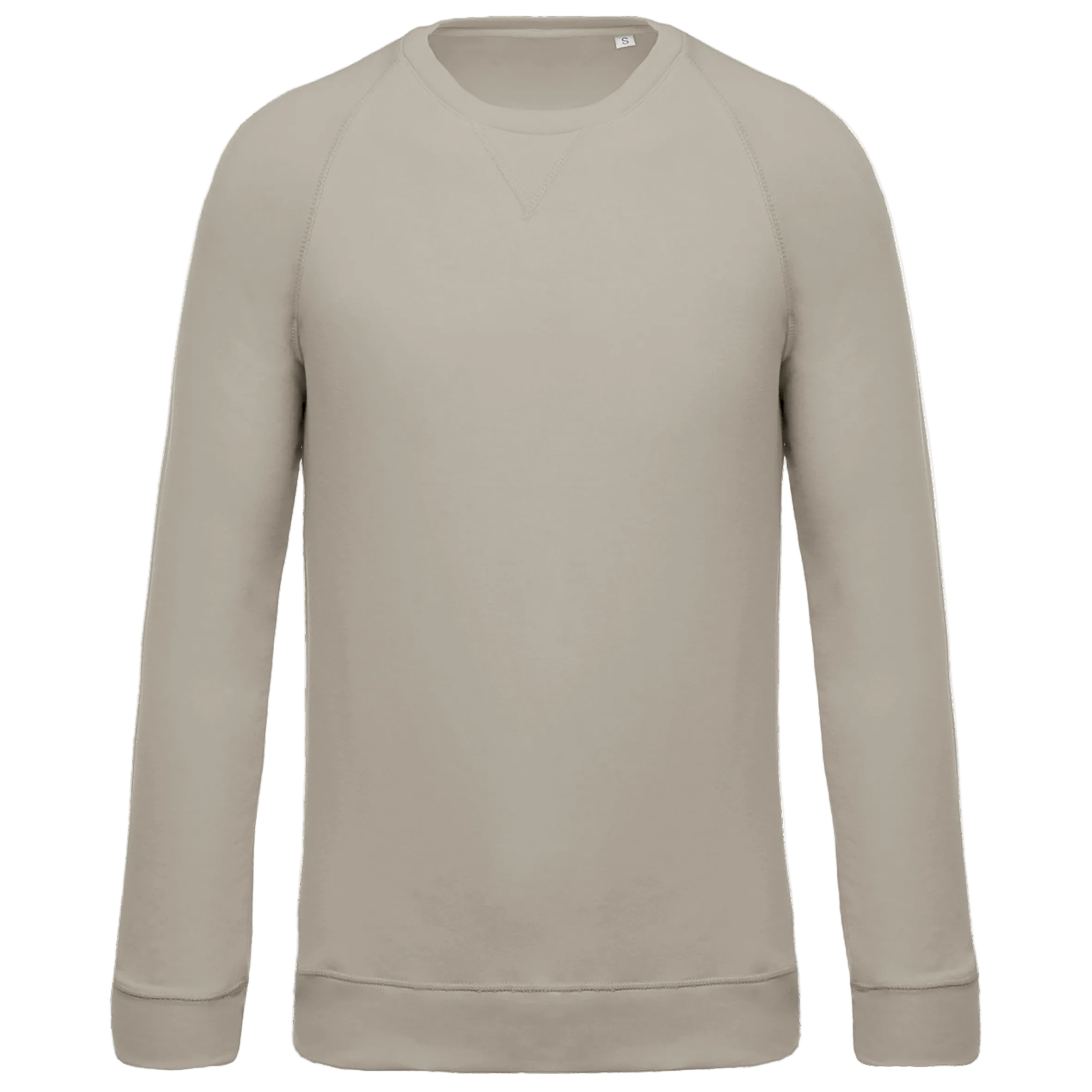 Image of SWEAT-SHIRT BIO COL ROND MANCHES RAGLAN HOMME - K480 TOPTEX-BLACK