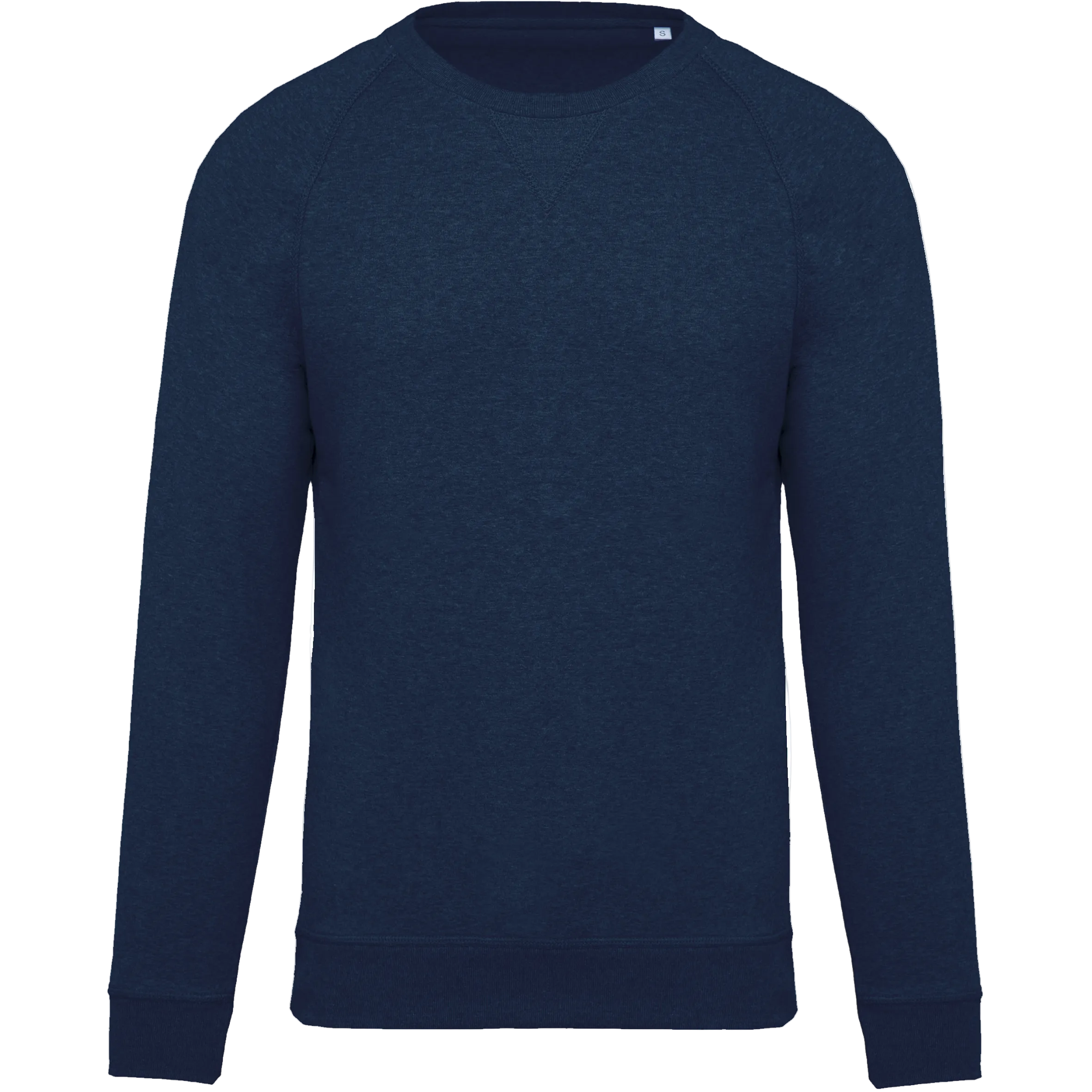 Image of SWEAT-SHIRT BIO COL ROND MANCHES RAGLAN HOMME - K480 TOPTEX-BLACK