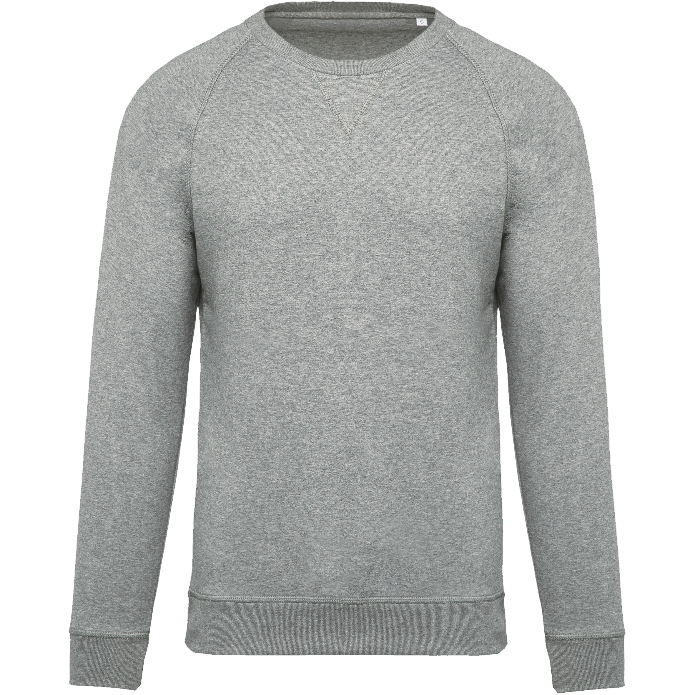 Image of SWEAT-SHIRT BIO COL ROND MANCHES RAGLAN HOMME - K480 TOPTEX-BLACK