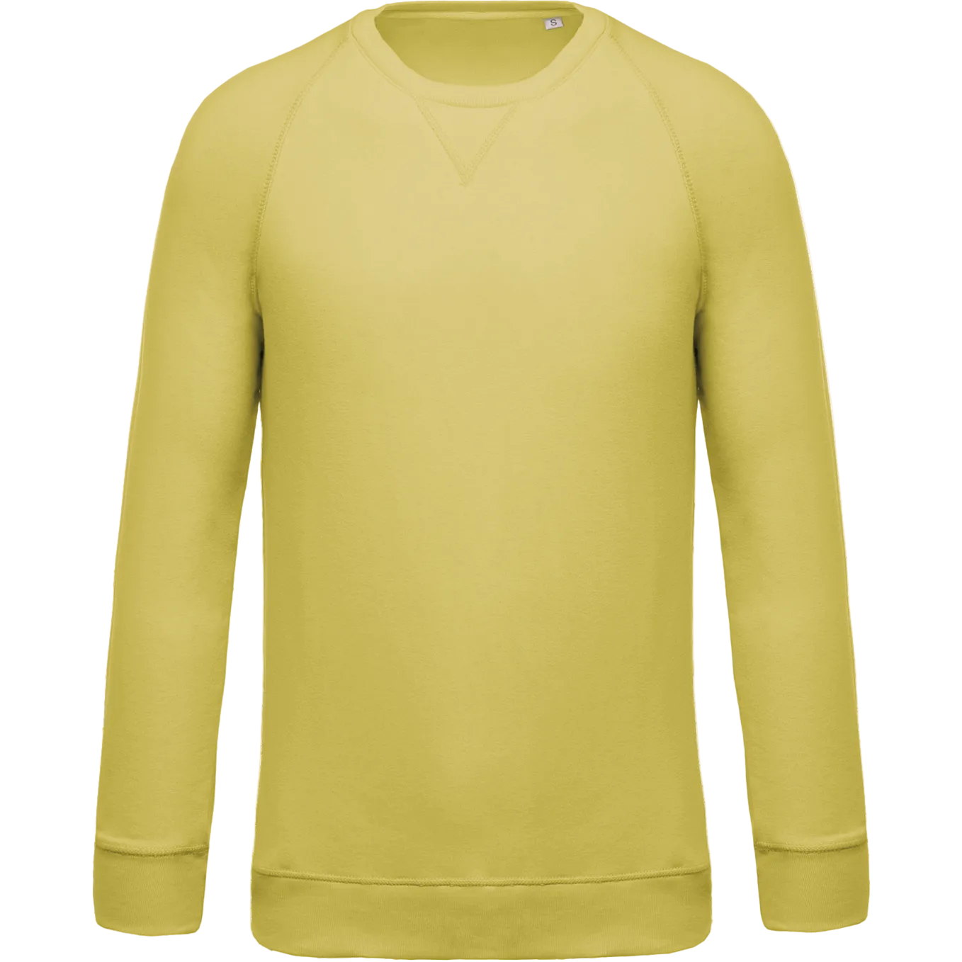 Image of SWEAT-SHIRT BIO COL ROND MANCHES RAGLAN HOMME - K480 TOPTEX-BLACK