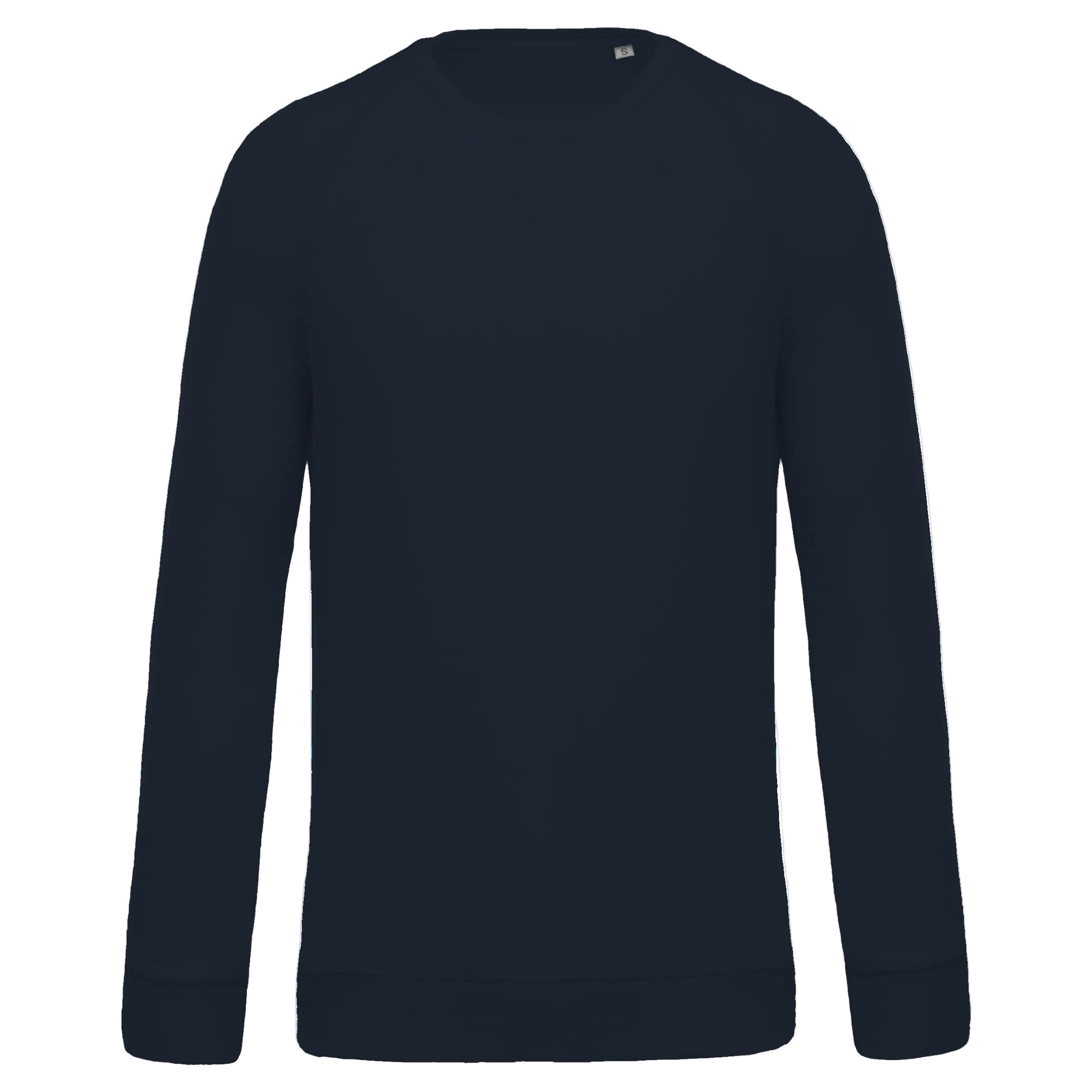 SWEAT-SHIRT BIO COL ROND MANCHES RAGLAN HOMME - K480 TOPTEX-CLAY