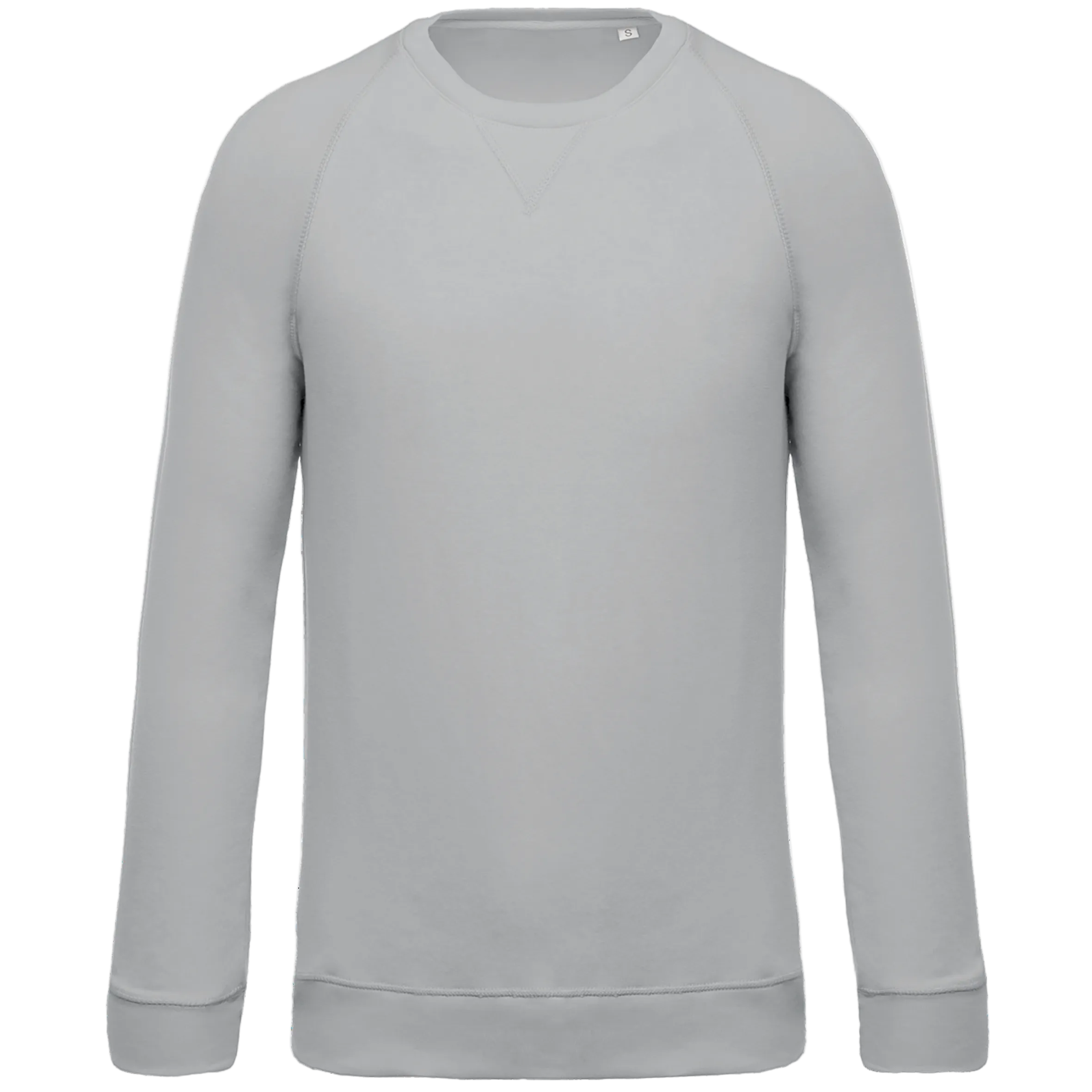 Image of SWEAT-SHIRT BIO COL ROND MANCHES RAGLAN HOMME - K480 TOPTEX-CLAY