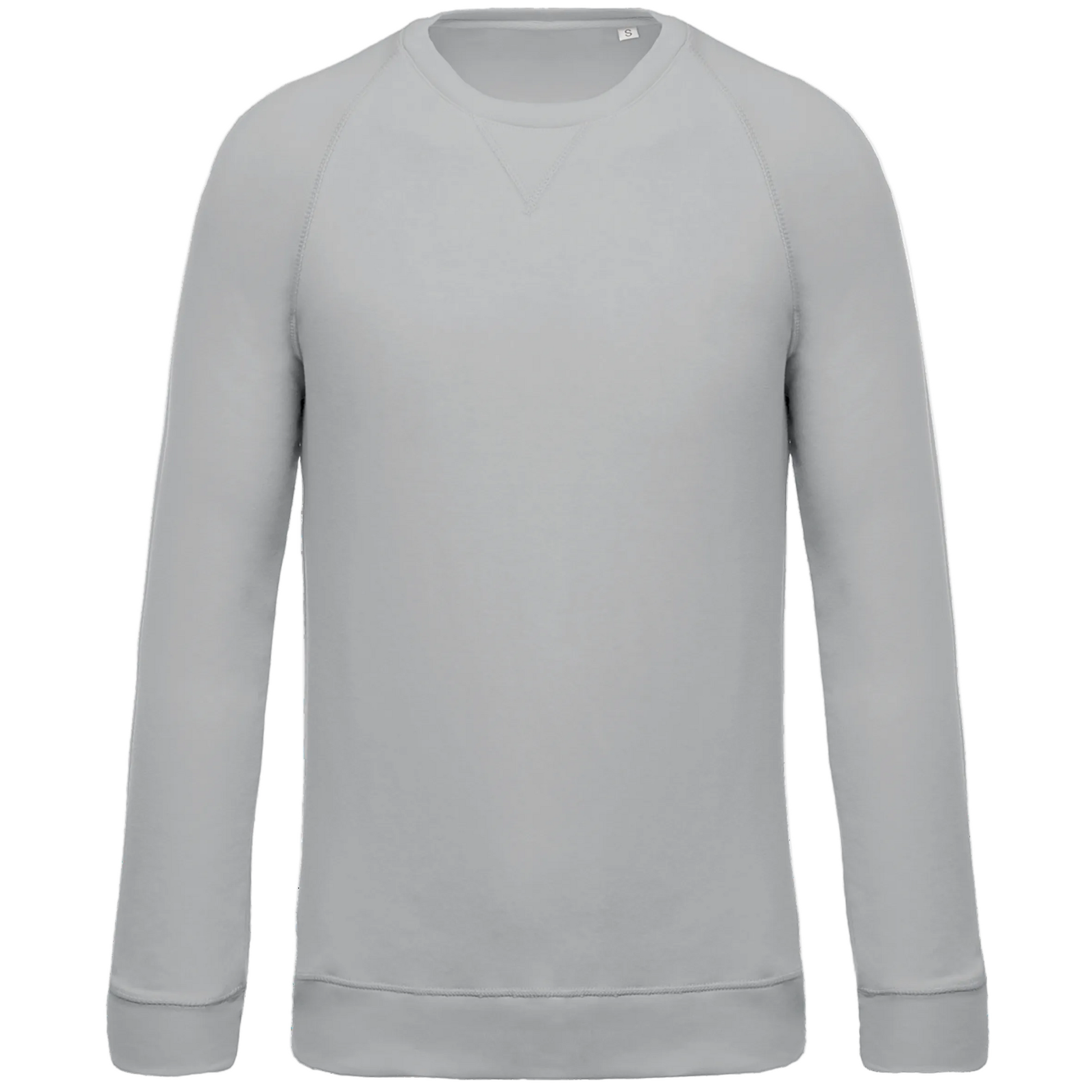 SWEAT-SHIRT BIO COL ROND MANCHES RAGLAN HOMME - K480 TOPTEX-CLAY