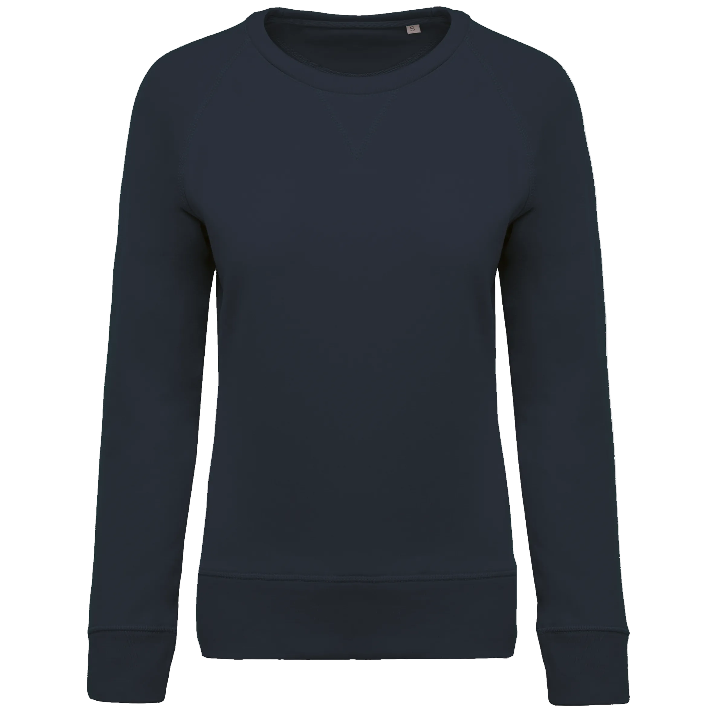 Image of SWEAT-SHIRT BIO COL ROND MANCHES RAGLAN FEMME - K481 TOPTEX-CLAY