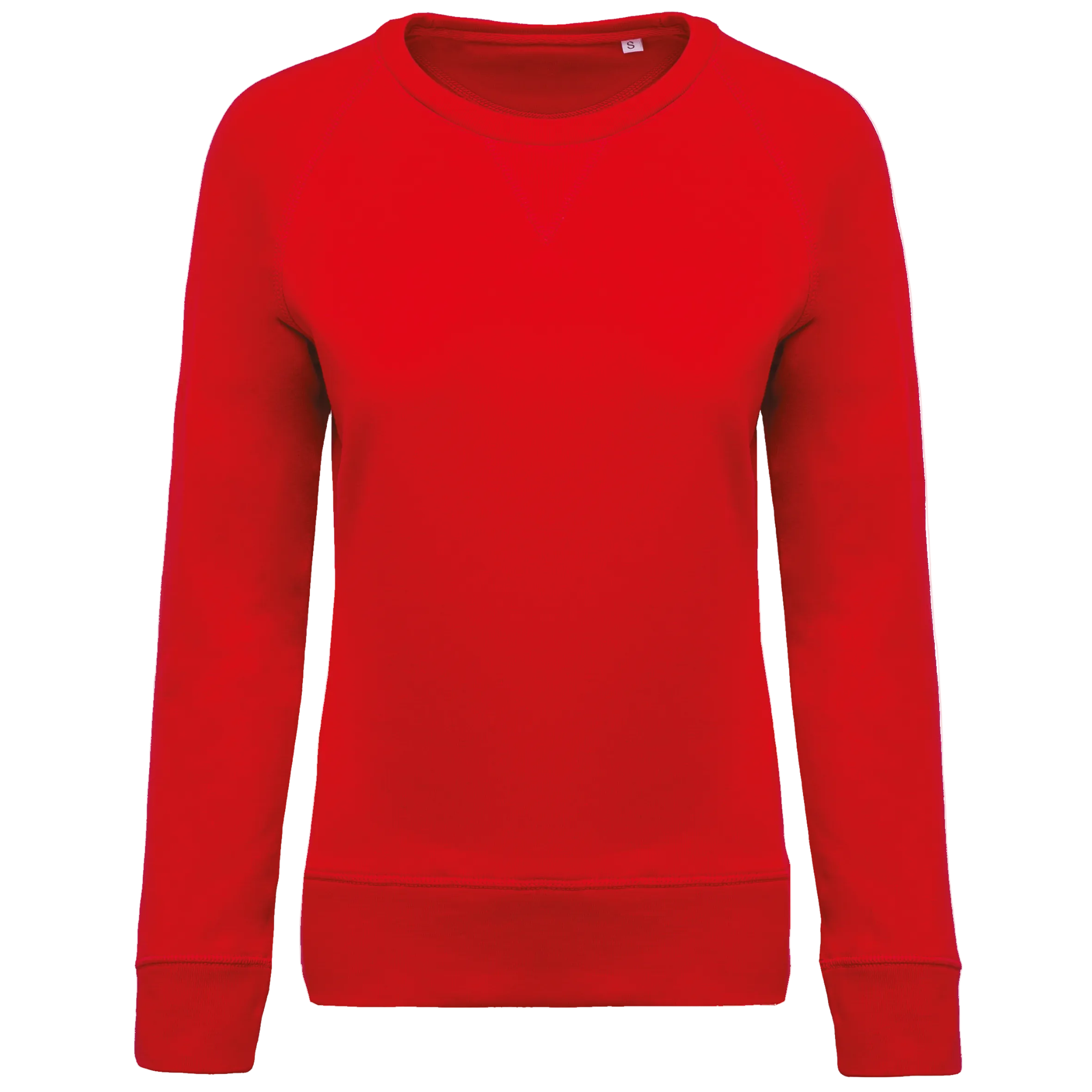 Image of SWEAT-SHIRT BIO COL ROND MANCHES RAGLAN FEMME - K481 TOPTEX-CLAY