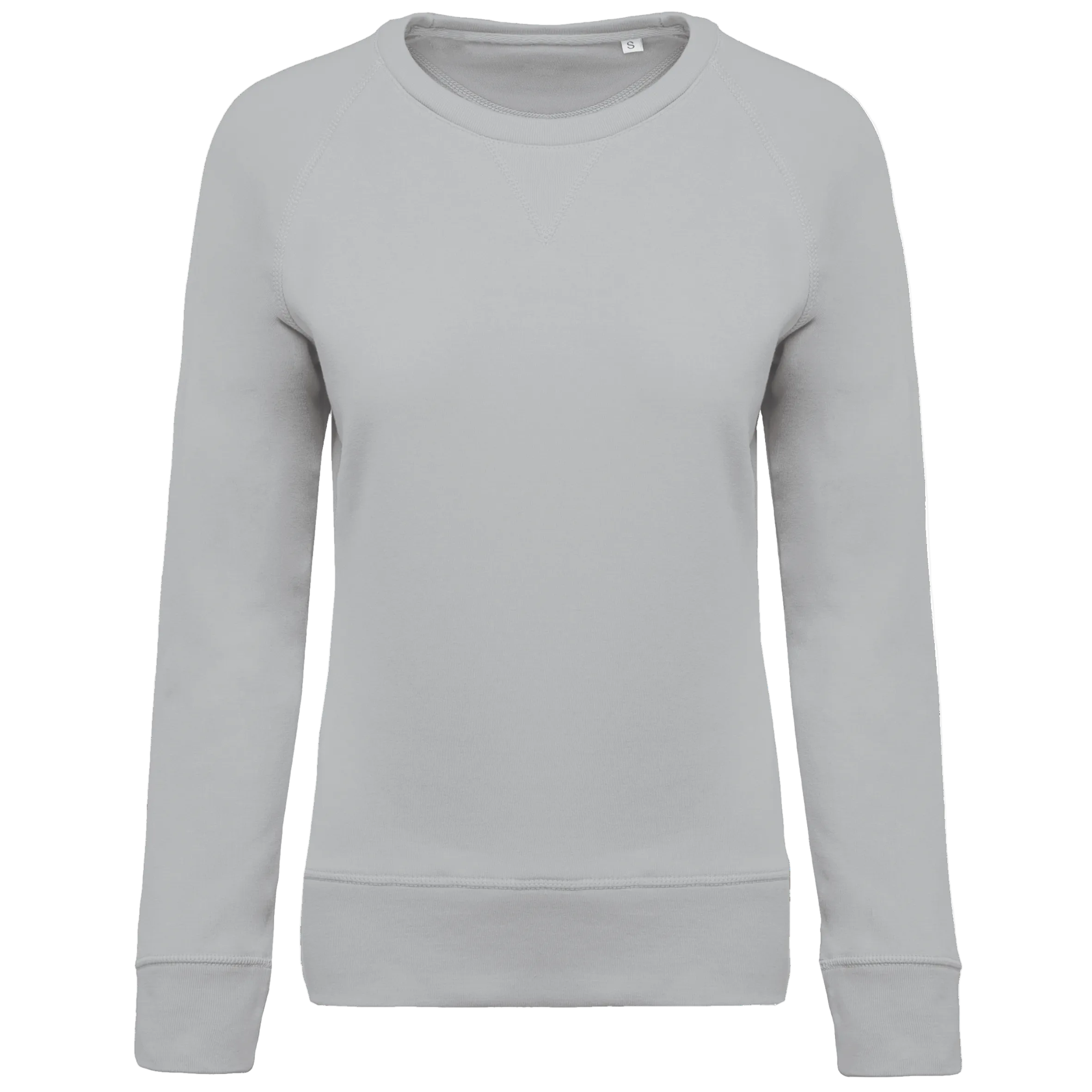 Image of SWEAT-SHIRT BIO COL ROND MANCHES RAGLAN FEMME - K481 TOPTEX-CLAY