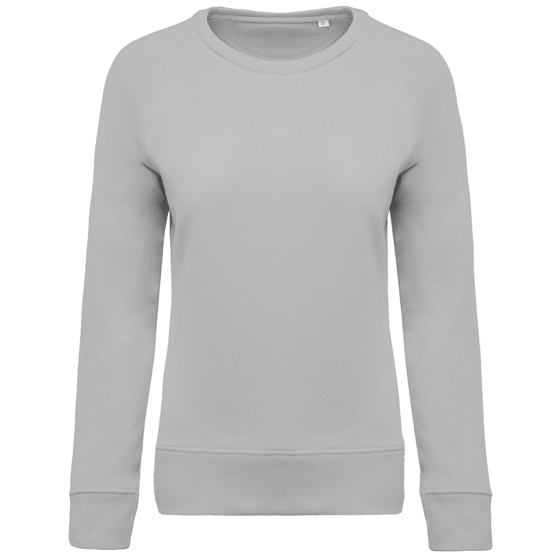 SWEAT-SHIRT BIO COL ROND MANCHES RAGLAN FEMME - K481 TOPTEX-CLAY