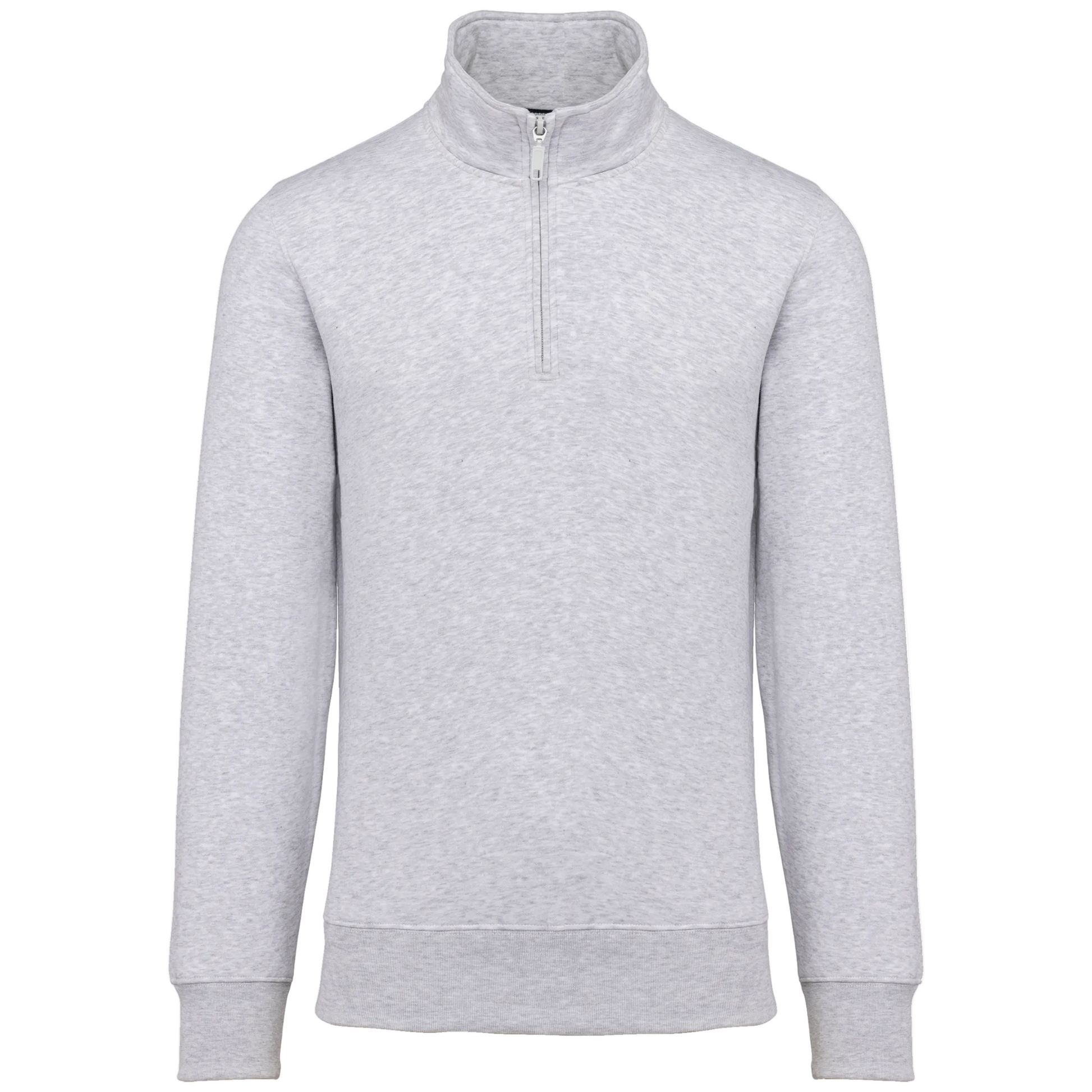 SWEAT-SHIRT COL ZIPPÉ HOMME - K487 TOPTEX-WHITE