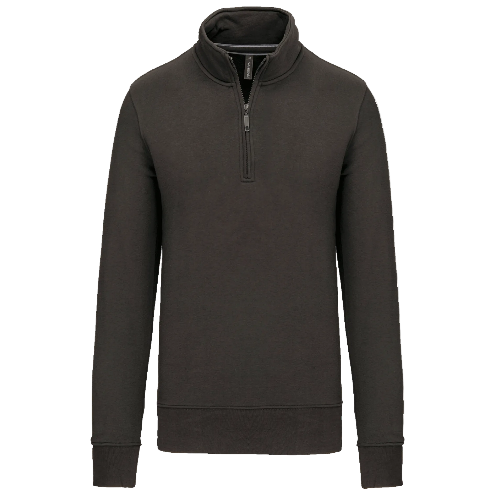 Image of SWEAT-SHIRT COL ZIPPÉ HOMME - K487 TOPTEX-WHITE
