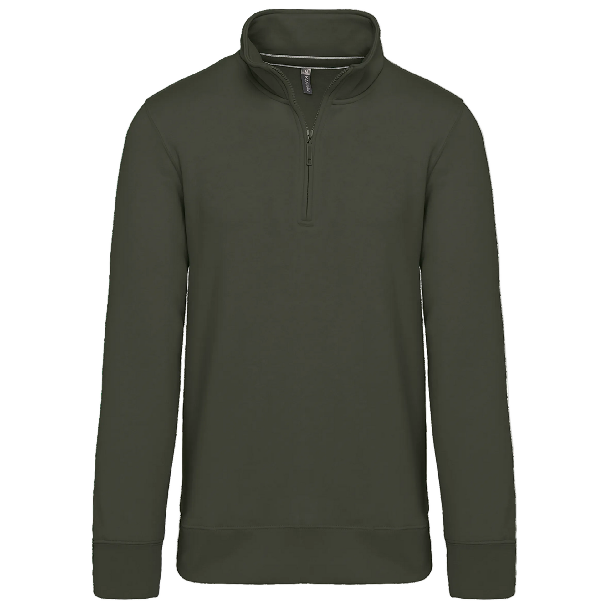 SWEAT-SHIRT COL ZIPPÉ HOMME - K487 TOPTEX-WHITE