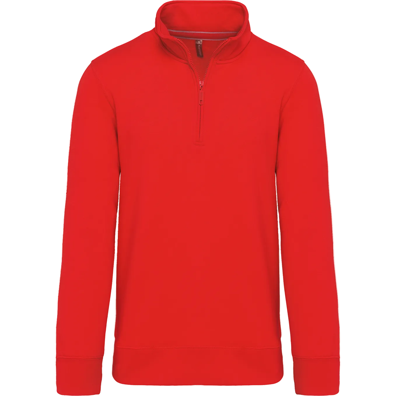 Image of SWEAT-SHIRT COL ZIPPÉ HOMME - K487 TOPTEX-BLACK