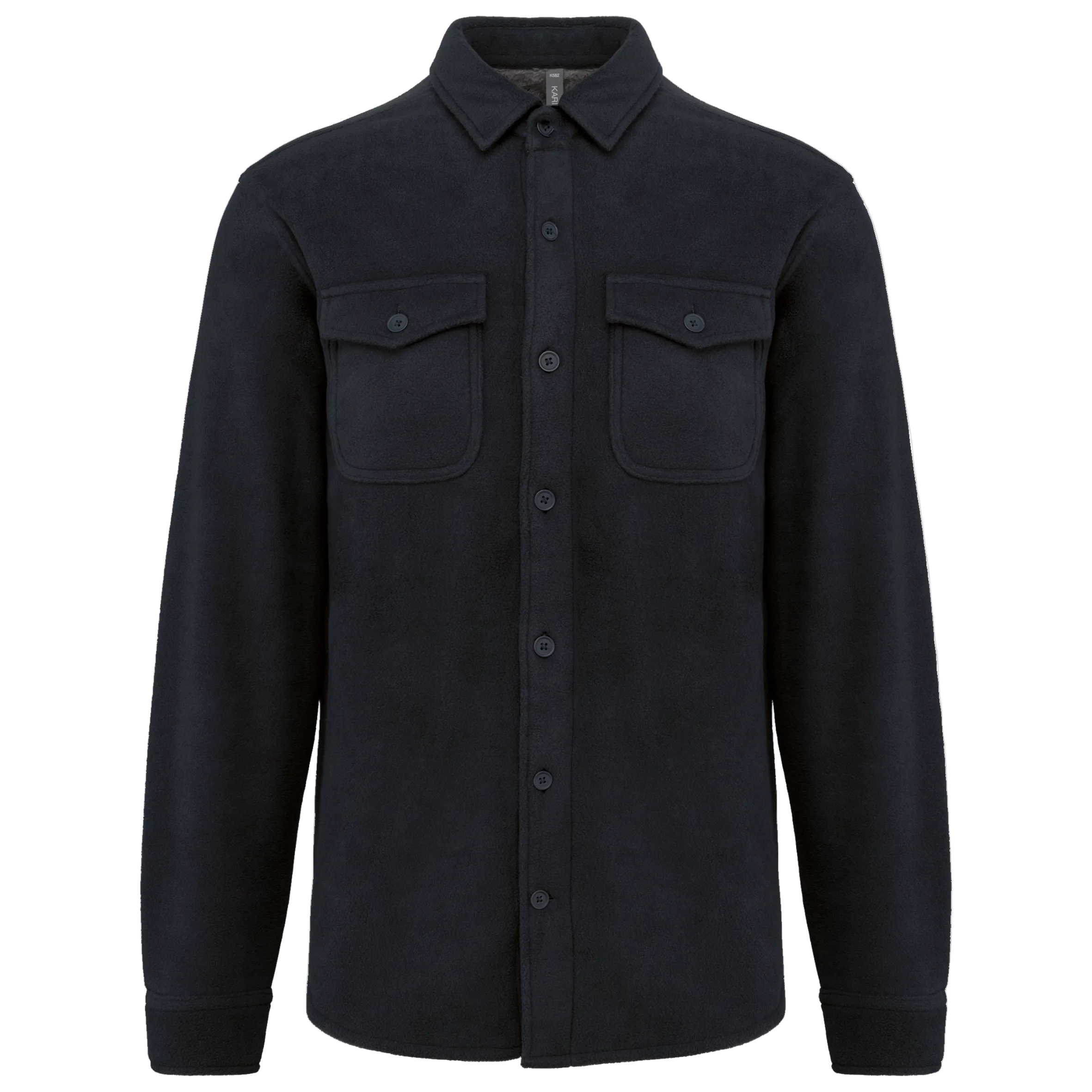 Image of SURCHEMISE POLAIRE DOUBLÉE SHERPA POLAIRE HOMME - K582 TOPTEX-DARK-KHAKI-STORM-GREY