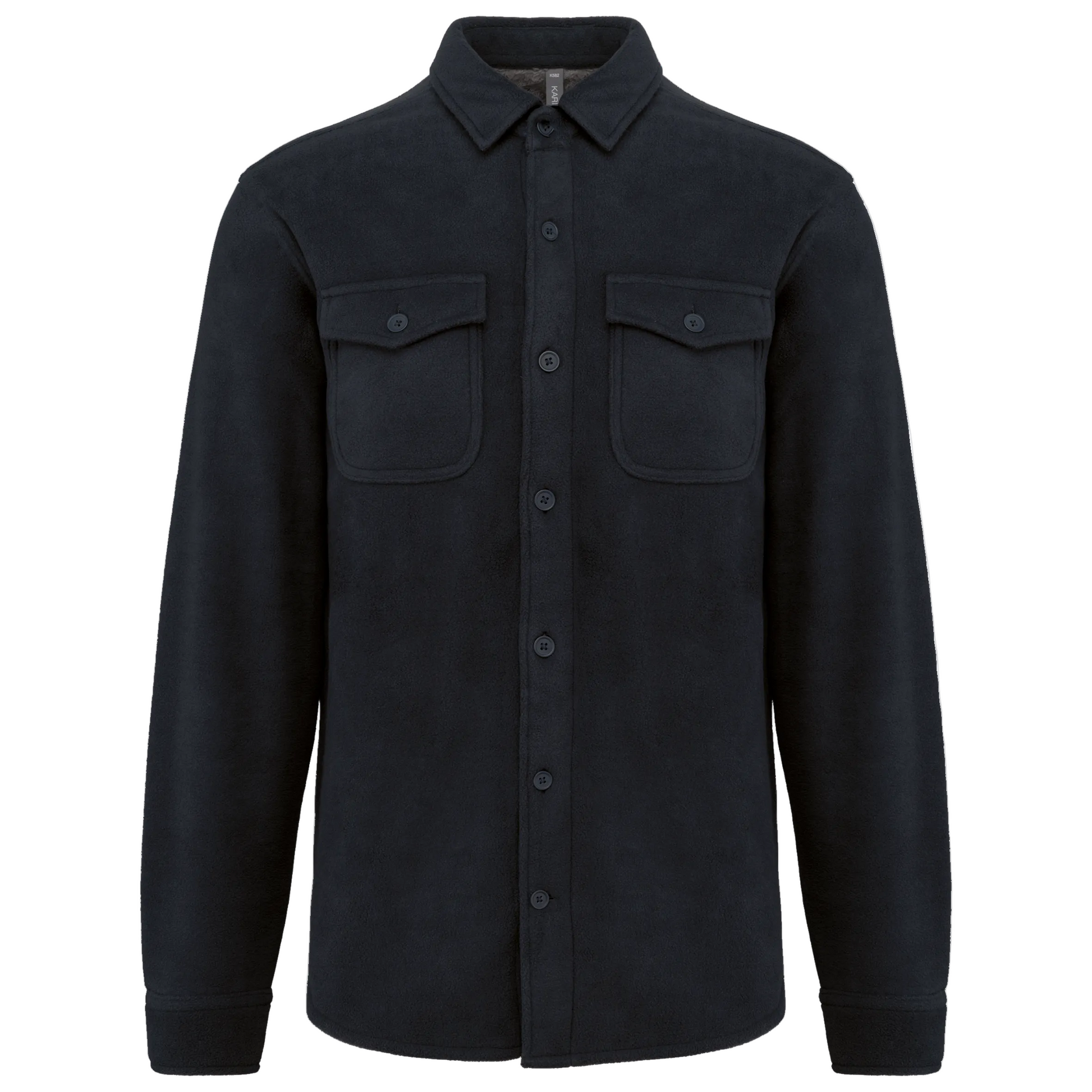 SURCHEMISE POLAIRE DOUBLÉE SHERPA POLAIRE HOMME - K582 TOPTEX-DARK-KHAKI-STORM-GREY