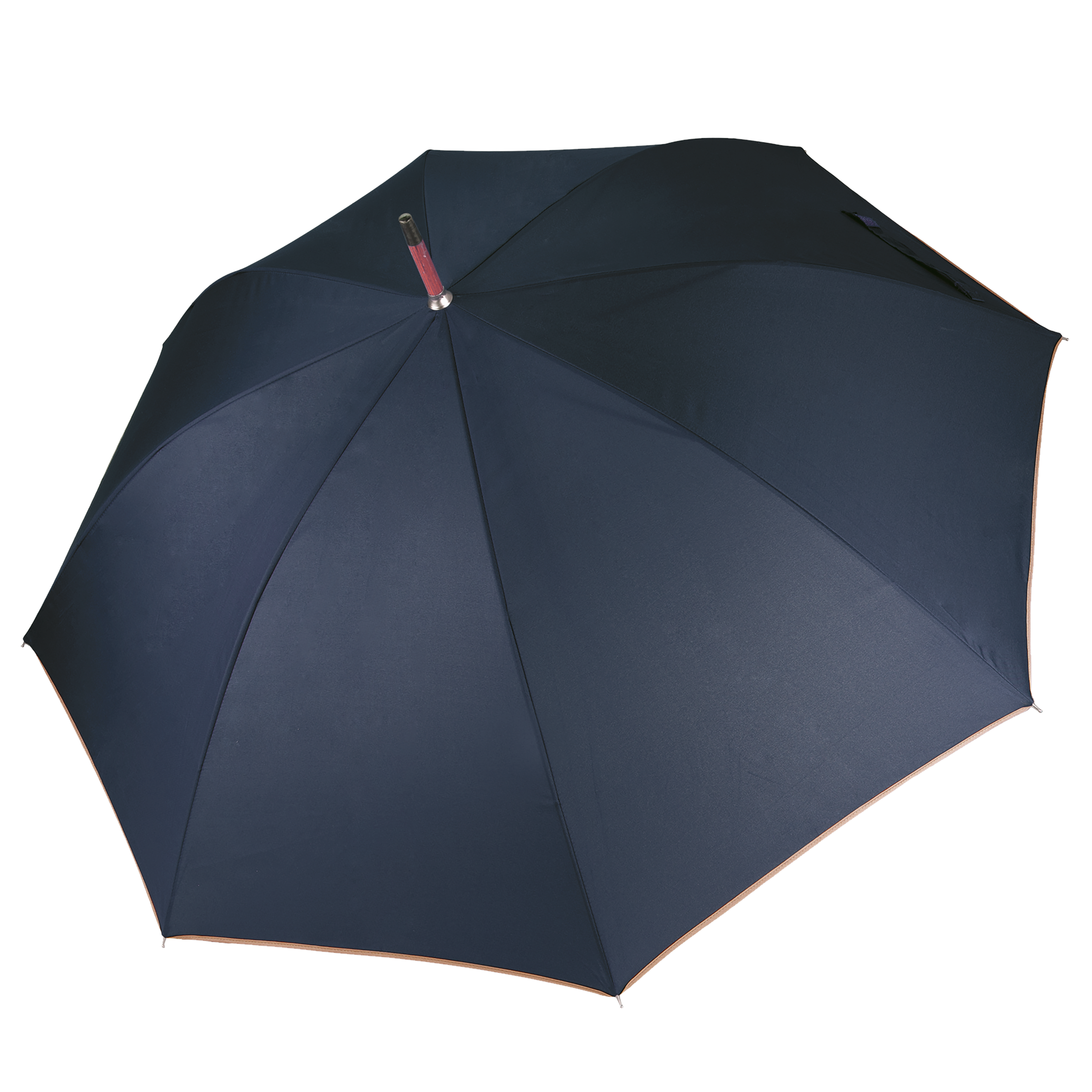 Image of PARAPLUIE MÂT EN BOIS - KI2020 TOPTEX-NAVY-BEIGE