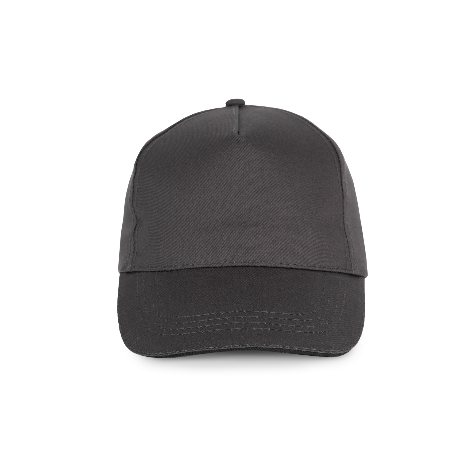 CASQUETTE SANDWICH CONTRASTÉ - 5 PANNEAUX - KP130 TOPTEX-DARK-GREY-BLACK