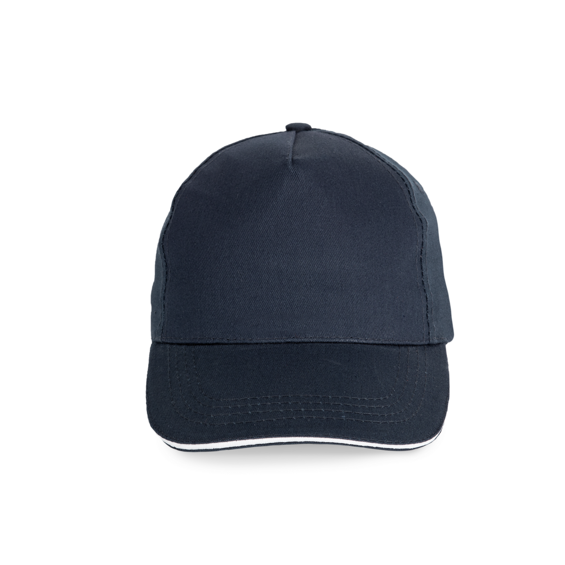 CASQUETTE SANDWICH CONTRASTÉ - 5 PANNEAUX - KP130 TOPTEX-NAVY-WHITE