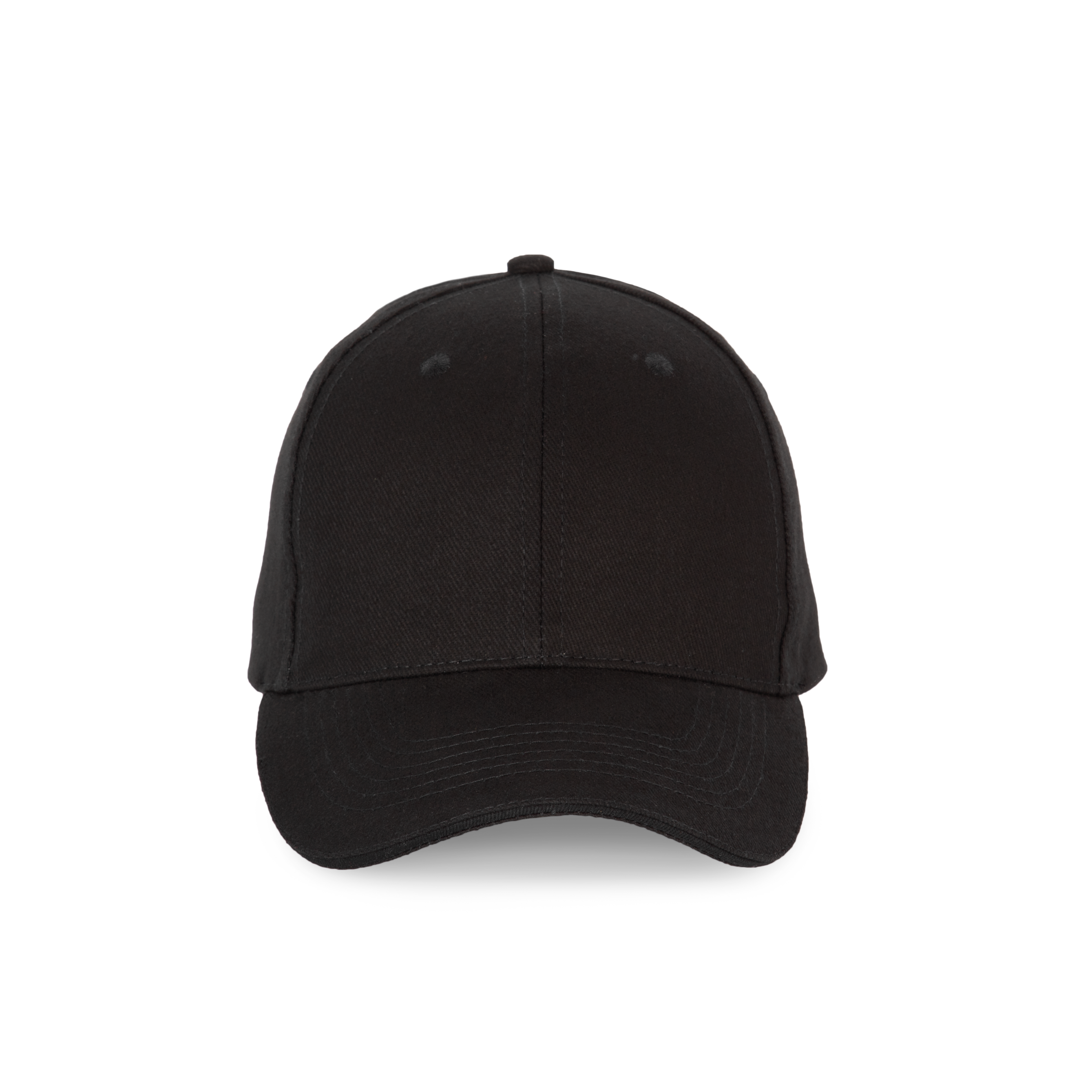 Image of CASQUETTE SANDWICH CONTRASTÉ - 6 PANNEAUX - KP185 TOPTEX-BLACK