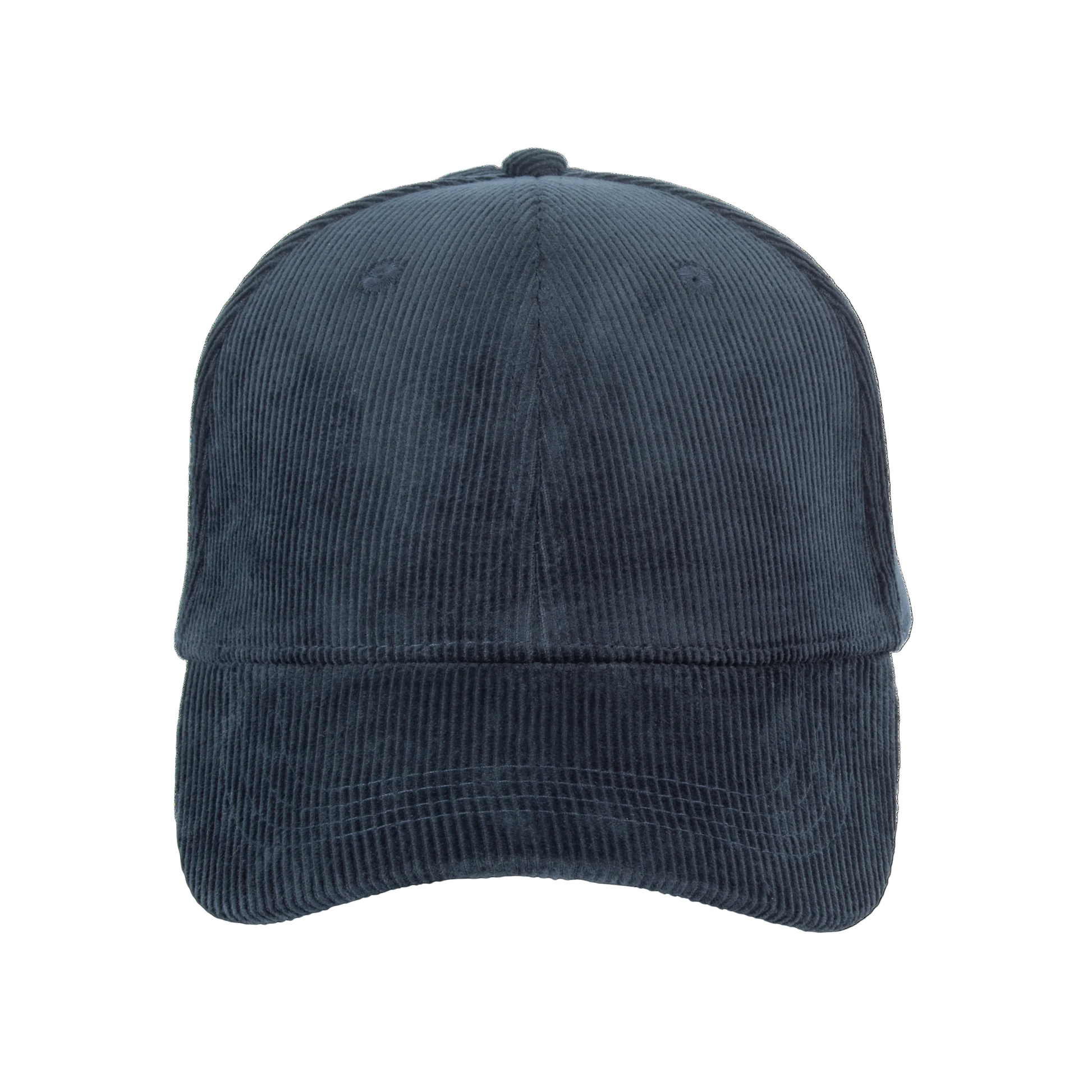 CASQUETTE ÉCORESPONSABLE EN VELOURS CÔTELÉ 6 PANNEAUX UNISEXE - NS016 TOPTEX-NAVY-BLUE