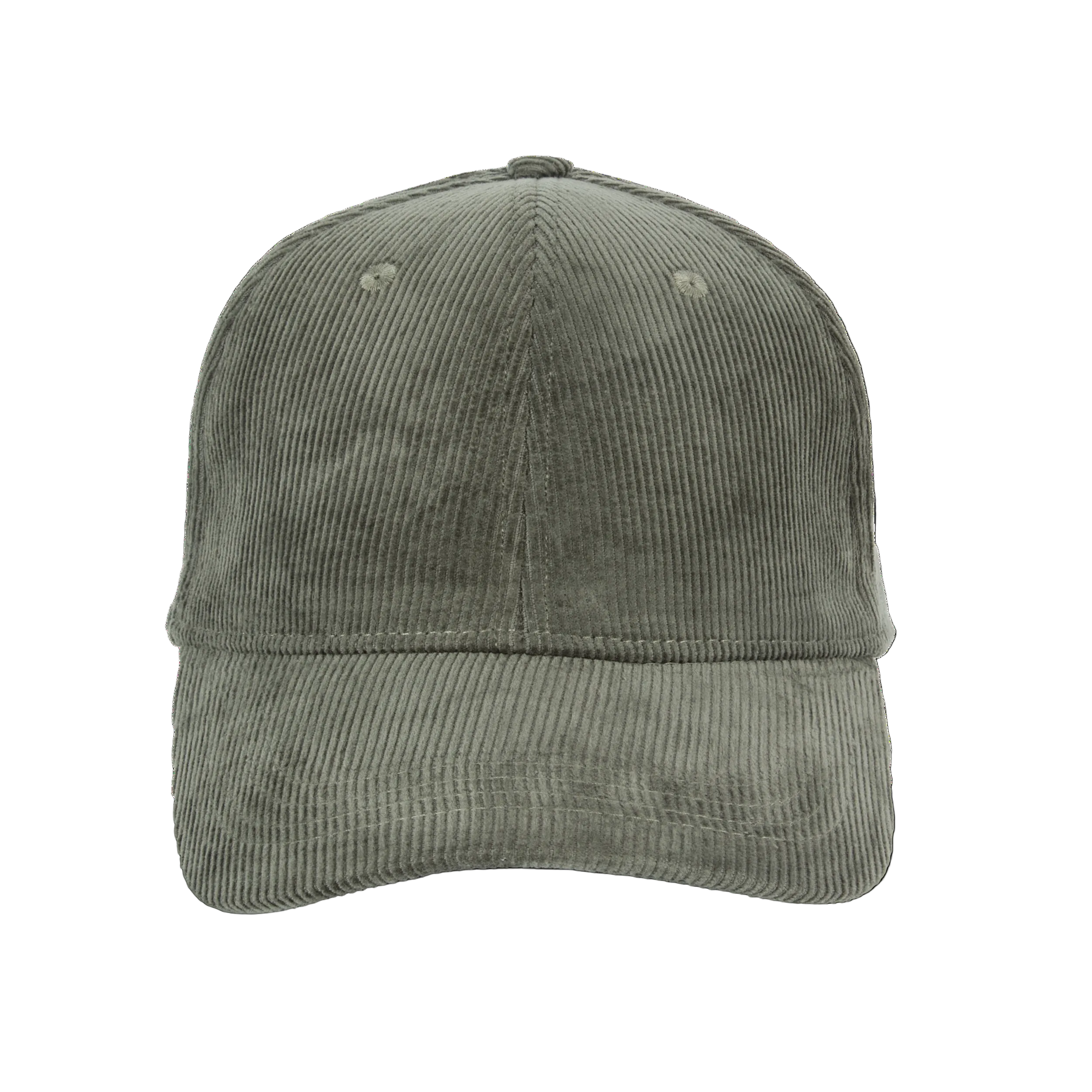 Image of CASQUETTE ÉCORESPONSABLE EN VELOURS CÔTELÉ 6 PANNEAUX UNISEXE - NS016 TOPTEX-ORGANIC-KHAKI