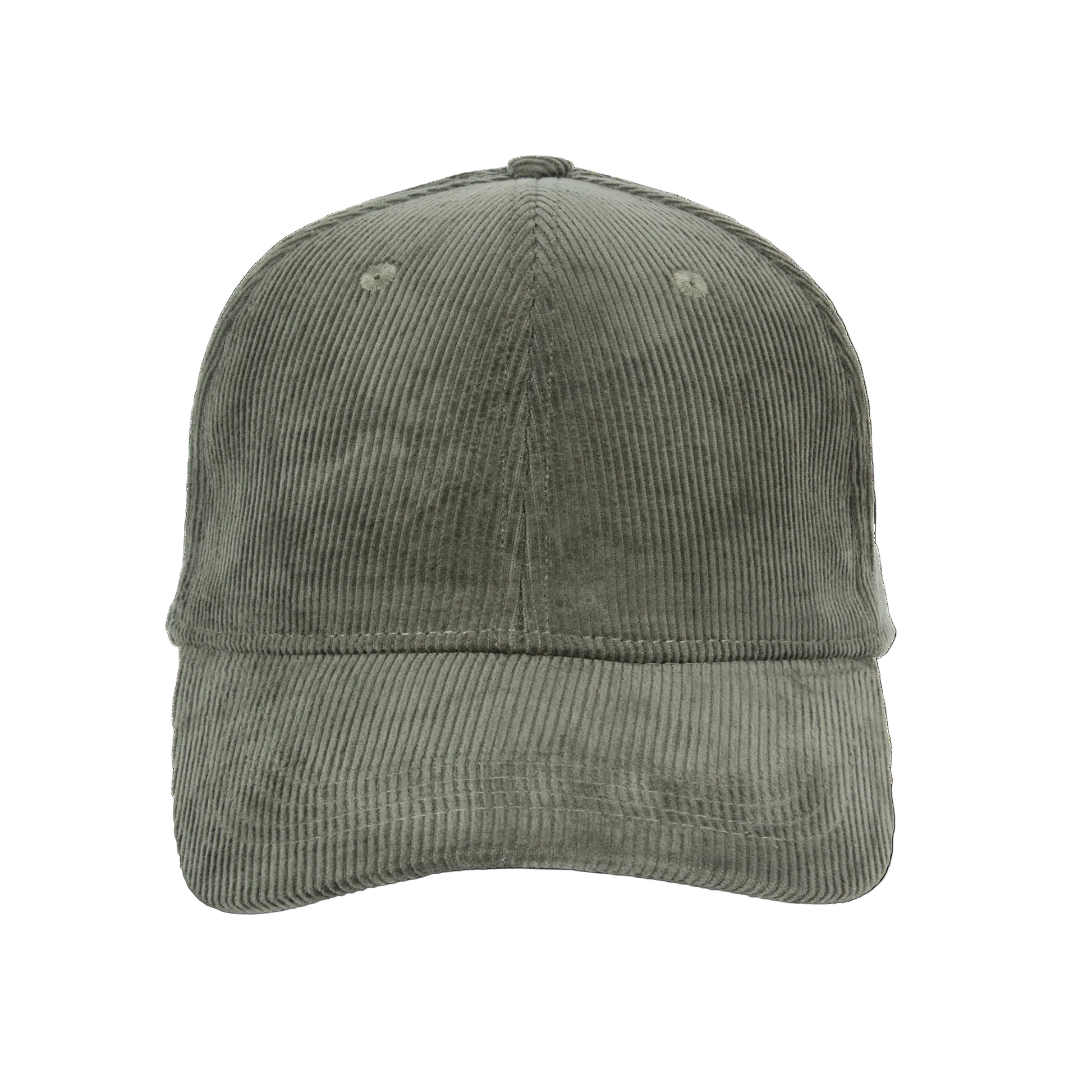 CASQUETTE ÉCORESPONSABLE EN VELOURS CÔTELÉ 6 PANNEAUX UNISEXE - NS016 TOPTEX-ORGANIC-KHAKI